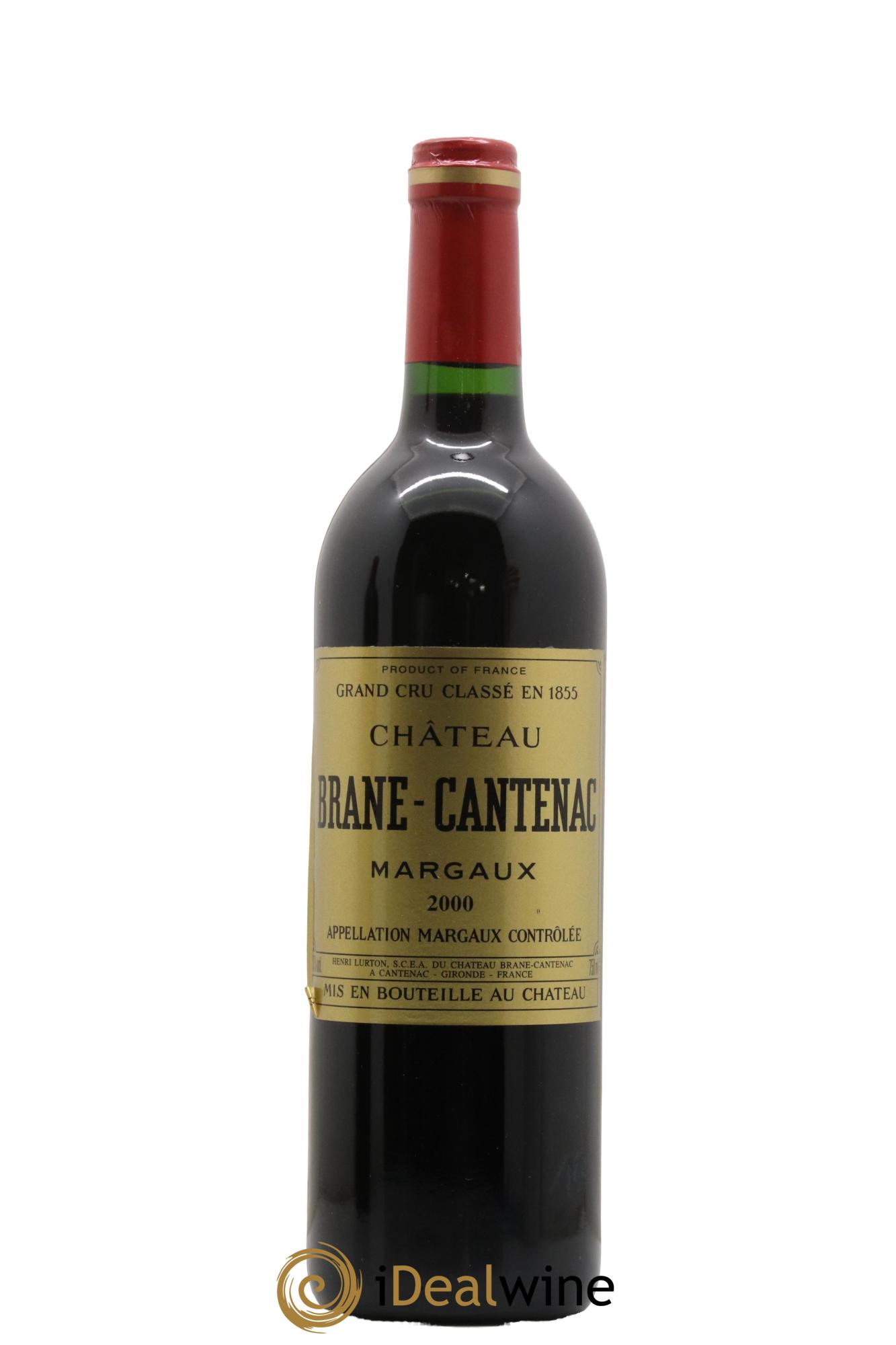 Château Brane Cantenac 2ème Grand Cru Classé 2000 - Lot de 1 bouteille - 0