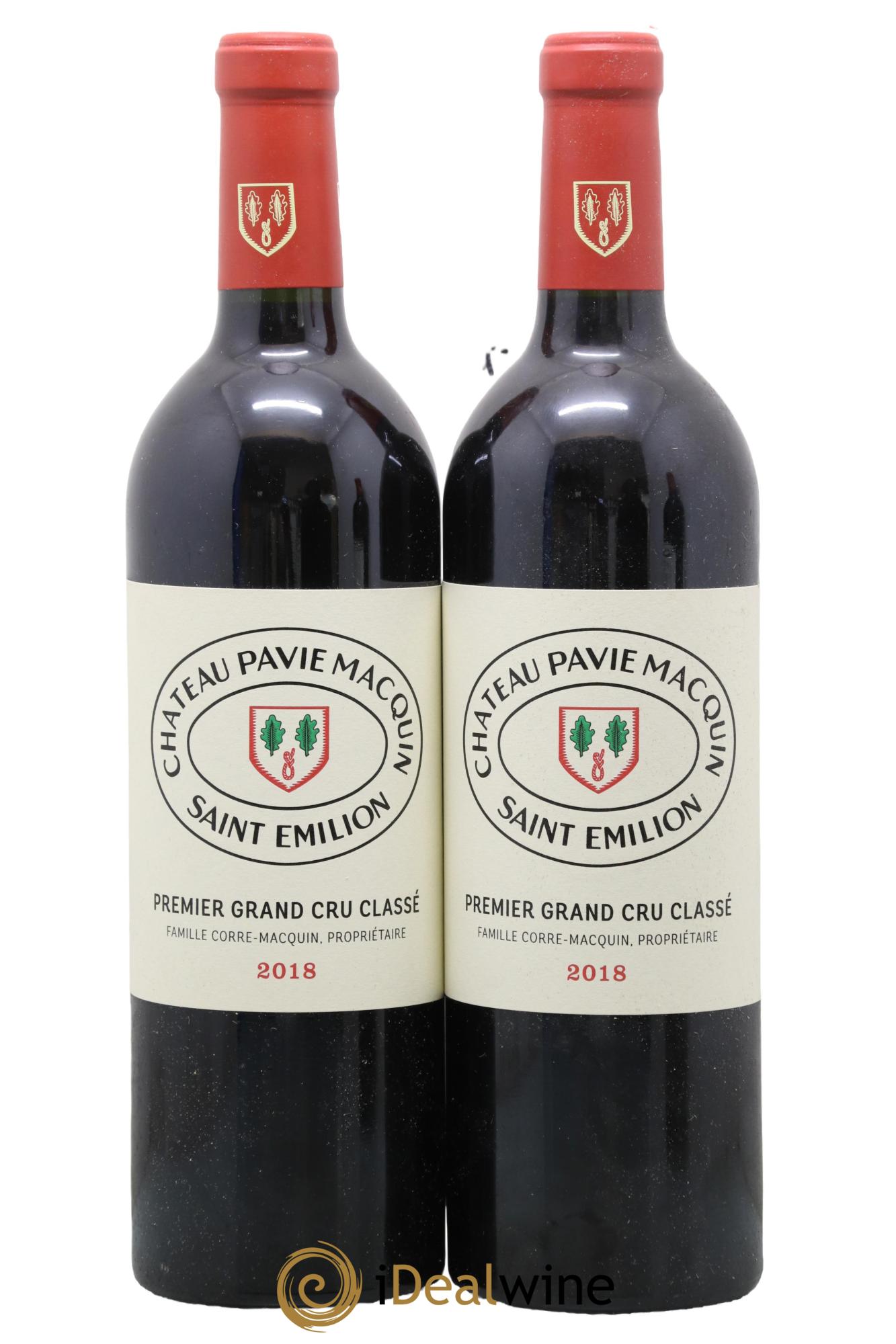 Château Pavie Macquin 1er Grand Cru Classé B 2018 - Lot de 2 bouteilles - 0