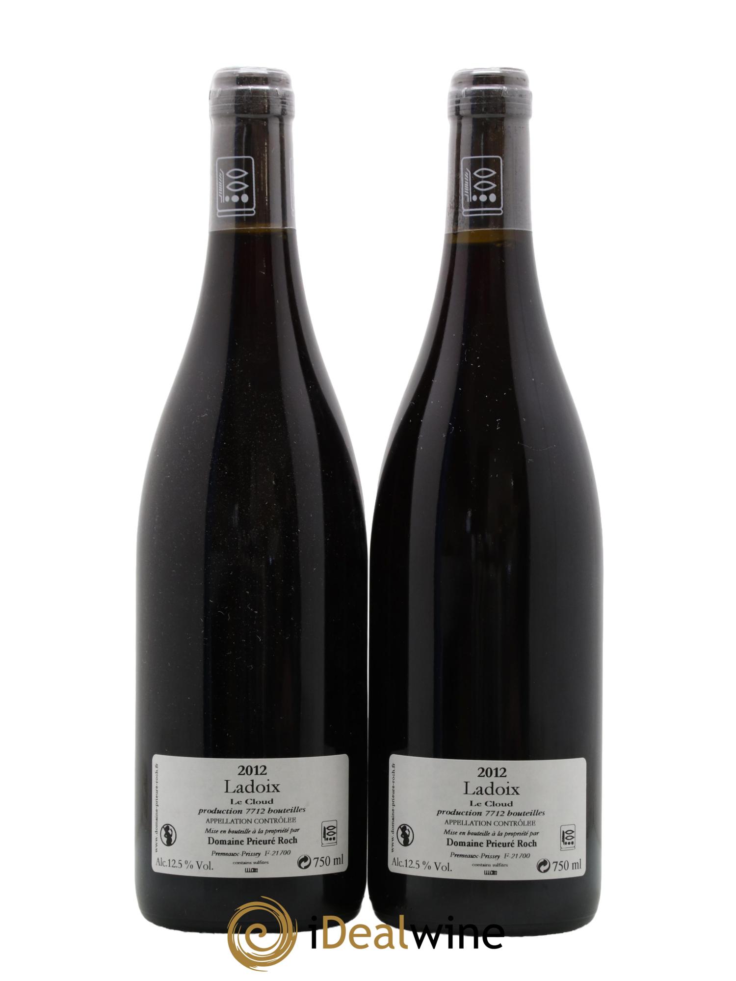 Ladoix Le Cloud Prieuré Roch 2012 - Lot of 2 bottles - 1