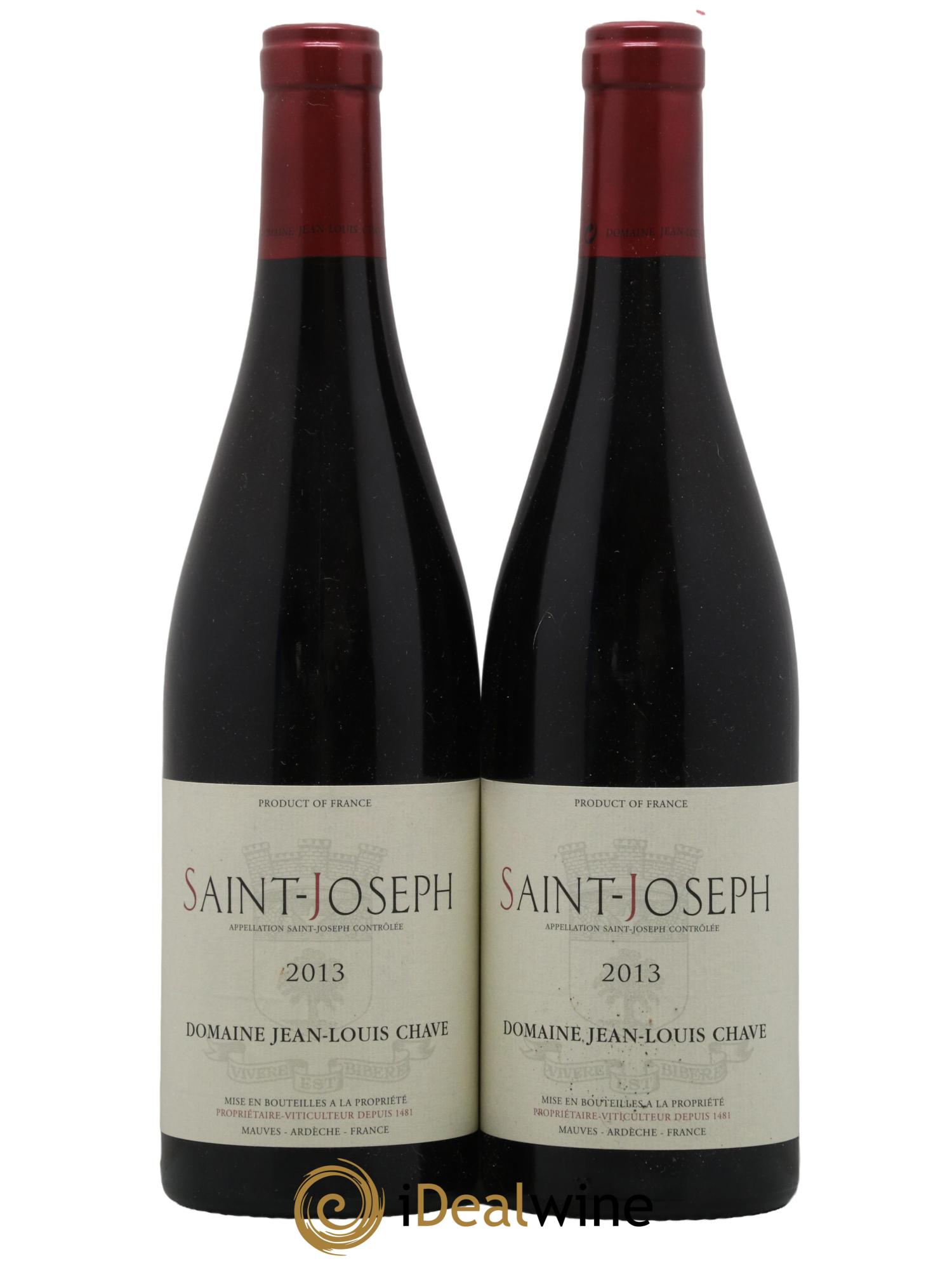 Saint-Joseph Jean-Louis Chave 2013 - Lot de 2 bouteilles - 0