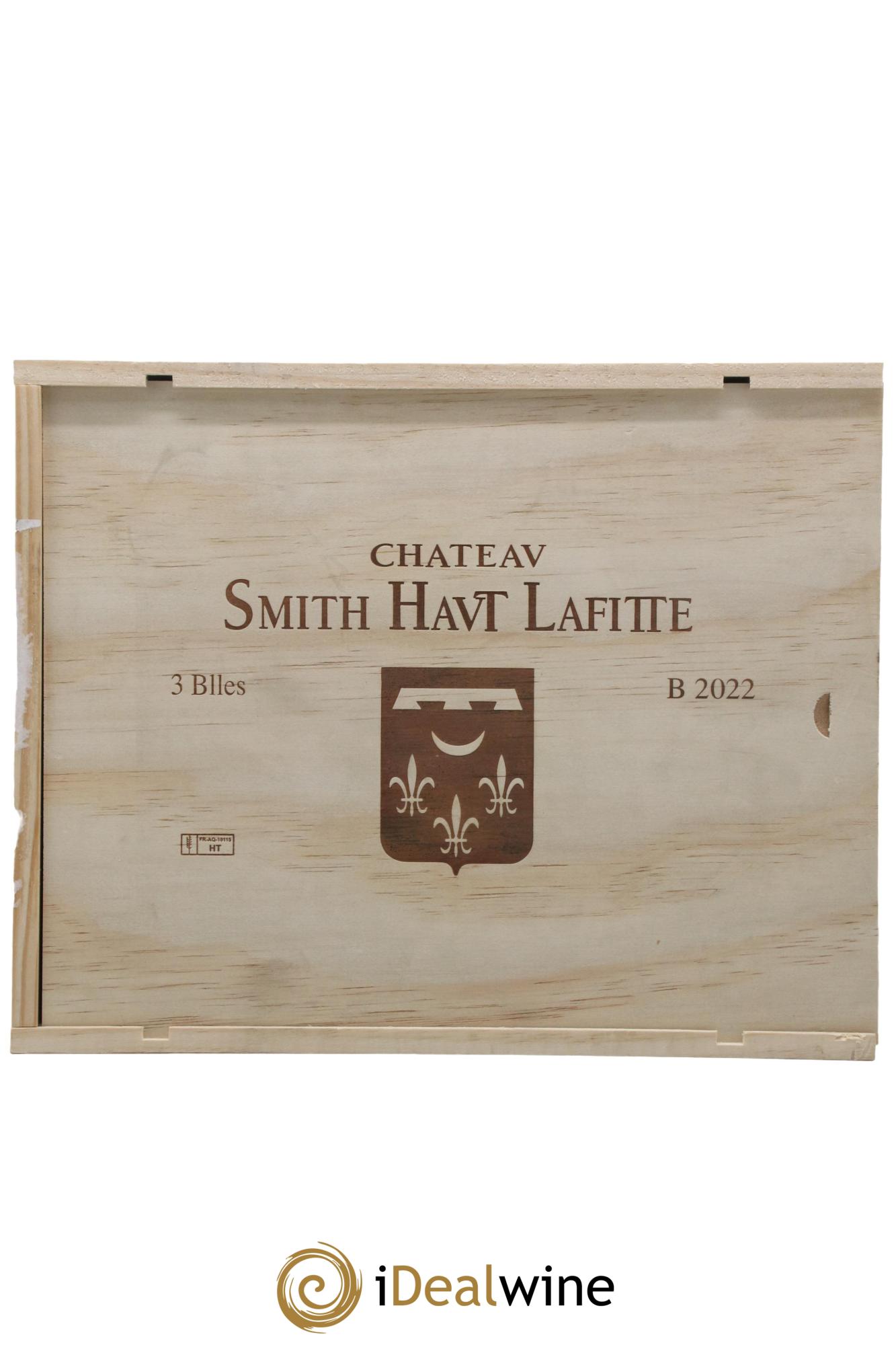 Château Smith Haut Lafitte 2022 - Lot of 3 bottles - 1