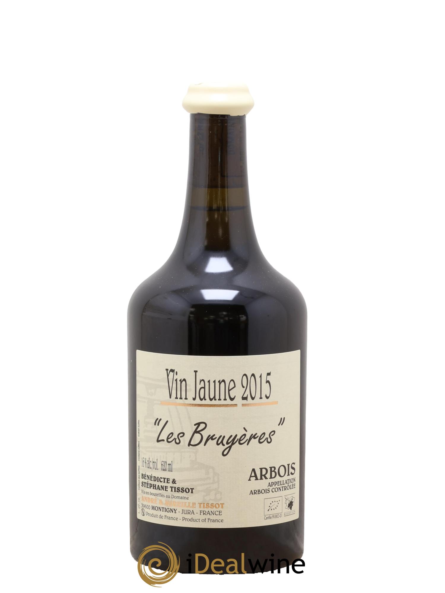 Arbois Vin Jaune Les Bruyères Bénédicte et Stéphane Tissot 2015 - Lot de 1 bouteille - 0