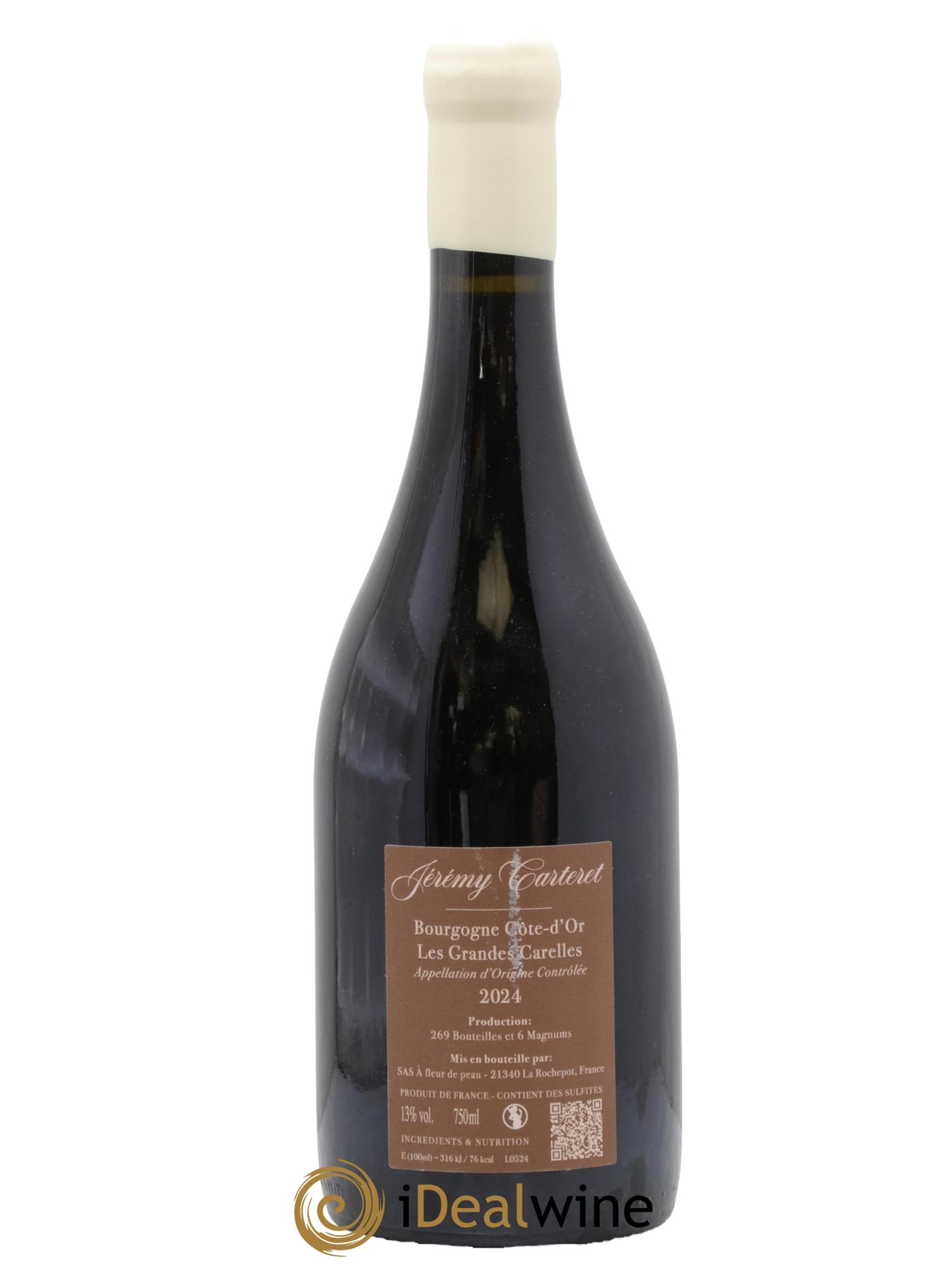 Bourgogne Les Grandes Carelles Jérémy Carteret 2024 - Lot de 1 bouteille - 1