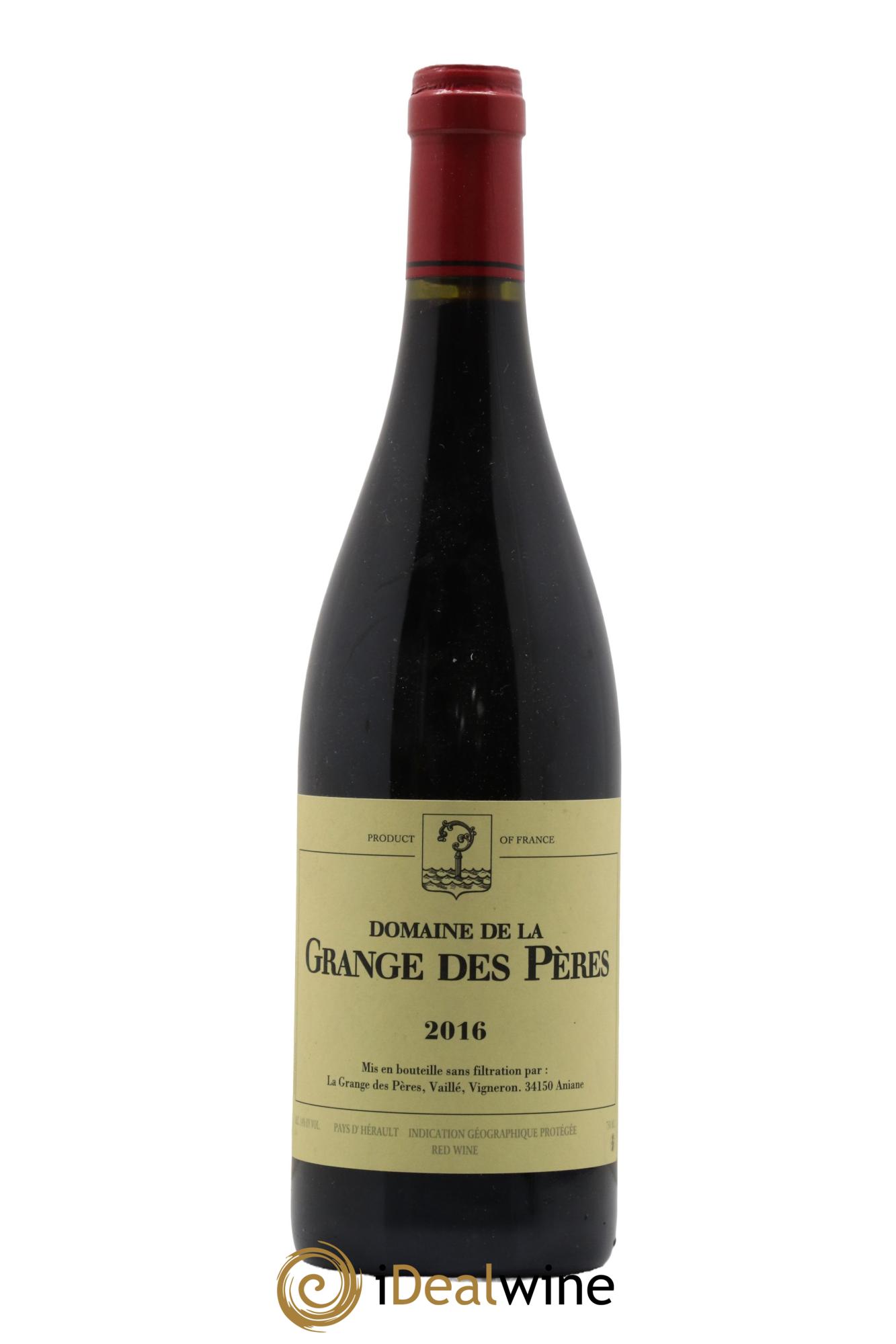 Pays d'Hérault Grange des Pères Laurent Vaillé 2016 - Lot de 1 bouteille - 0