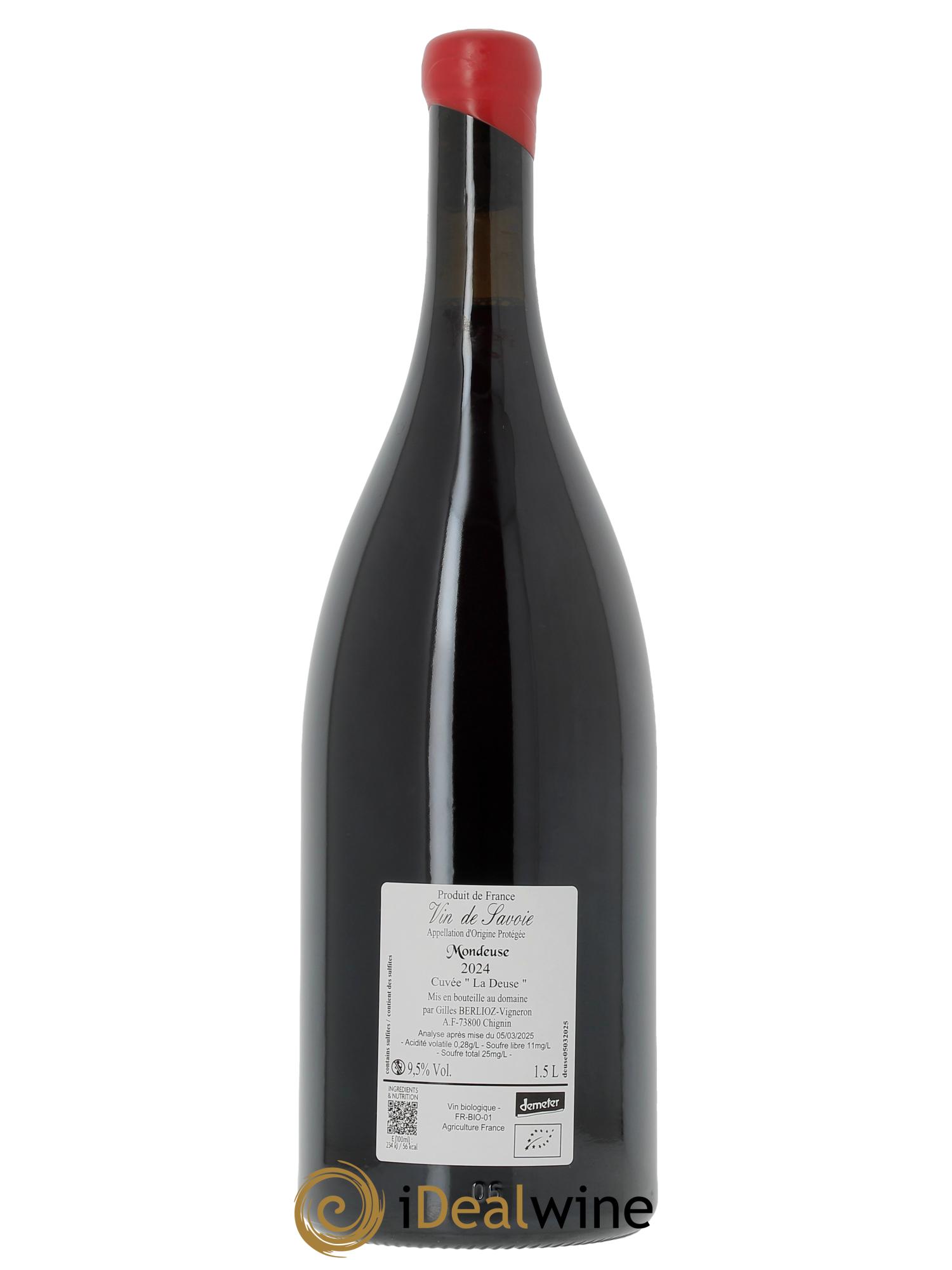 Vin de Savoie La Deuse Gilles Berlioz  2024 - Lotto di 1 magnum - 1