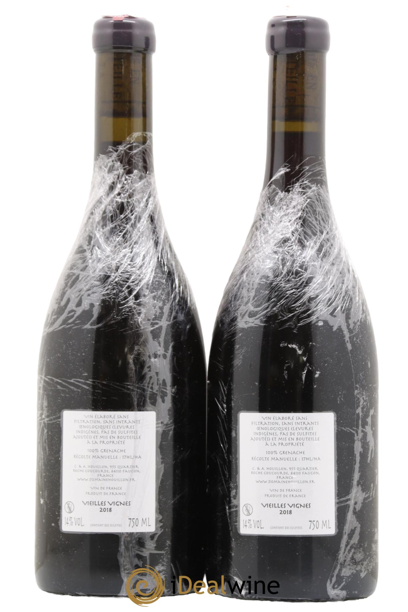 Vin de France Vieilles Vignes Aurélien et Charlotte Houillon 2018 - Lot de 2 bouteilles - 1