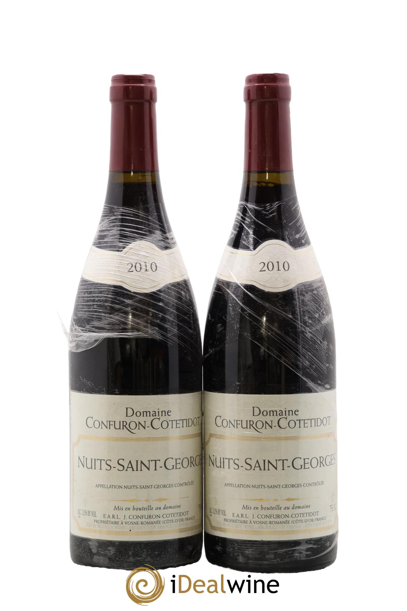 Nuits-Saint-Georges Confuron-Cotetidot 2010 - Posten von 2 Flaschen - 0