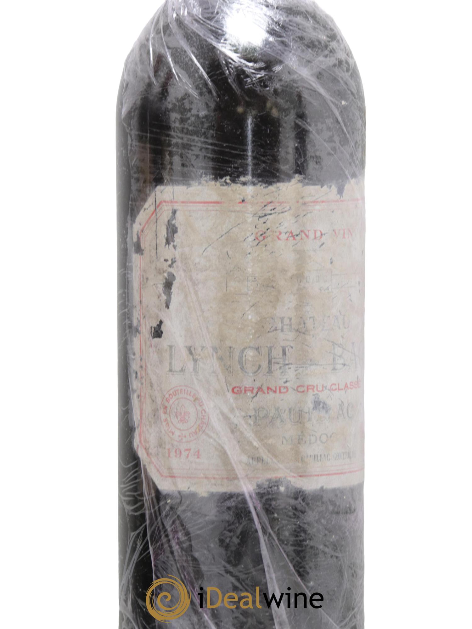 Château Lynch Bages 5ème Grand Cru Classé 1974 - Lotto di 1 bottiglia - 1