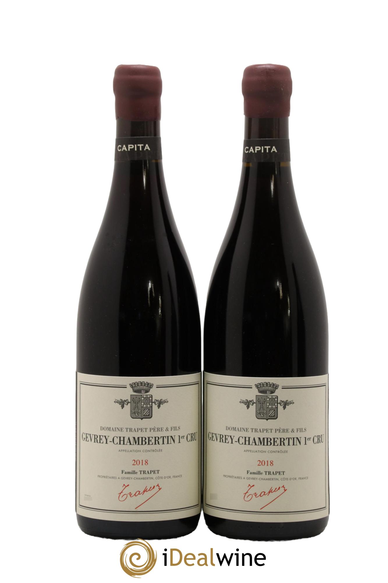 Gevrey-Chambertin 1er Cru Capita Domaine Trapet 2018 - Lot of 2 bottles - 0