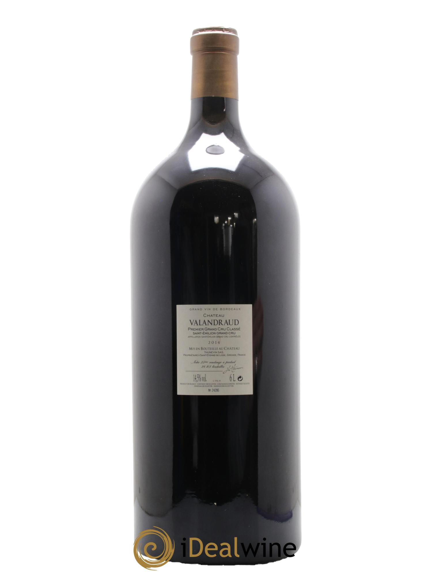 Château de Valandraud 2014 - Lot de 1 impériale - 2