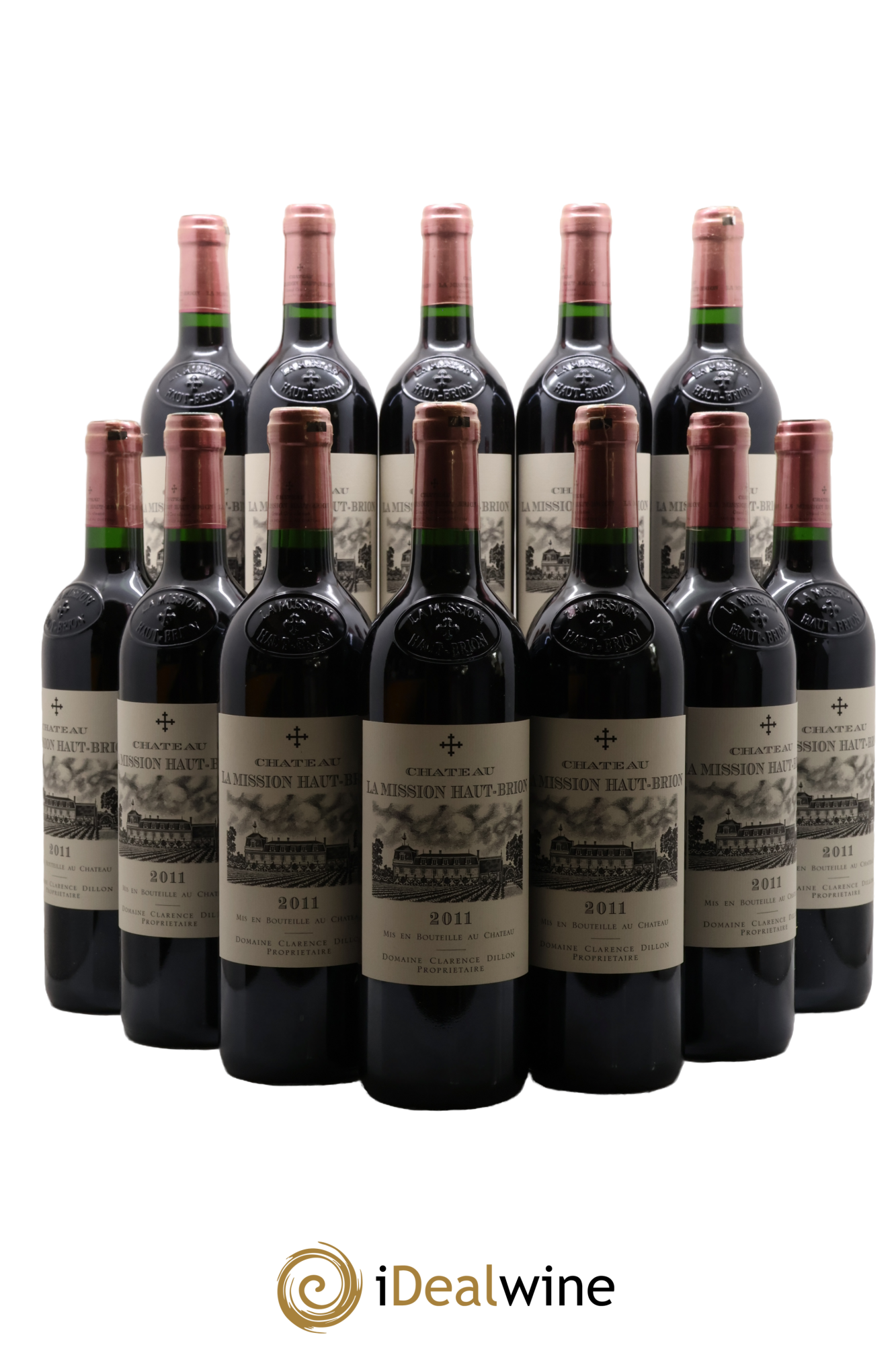 Château la Mission Haut-Brion Cru Classé de Graves 2011 - Lot of 12 bottles - 0