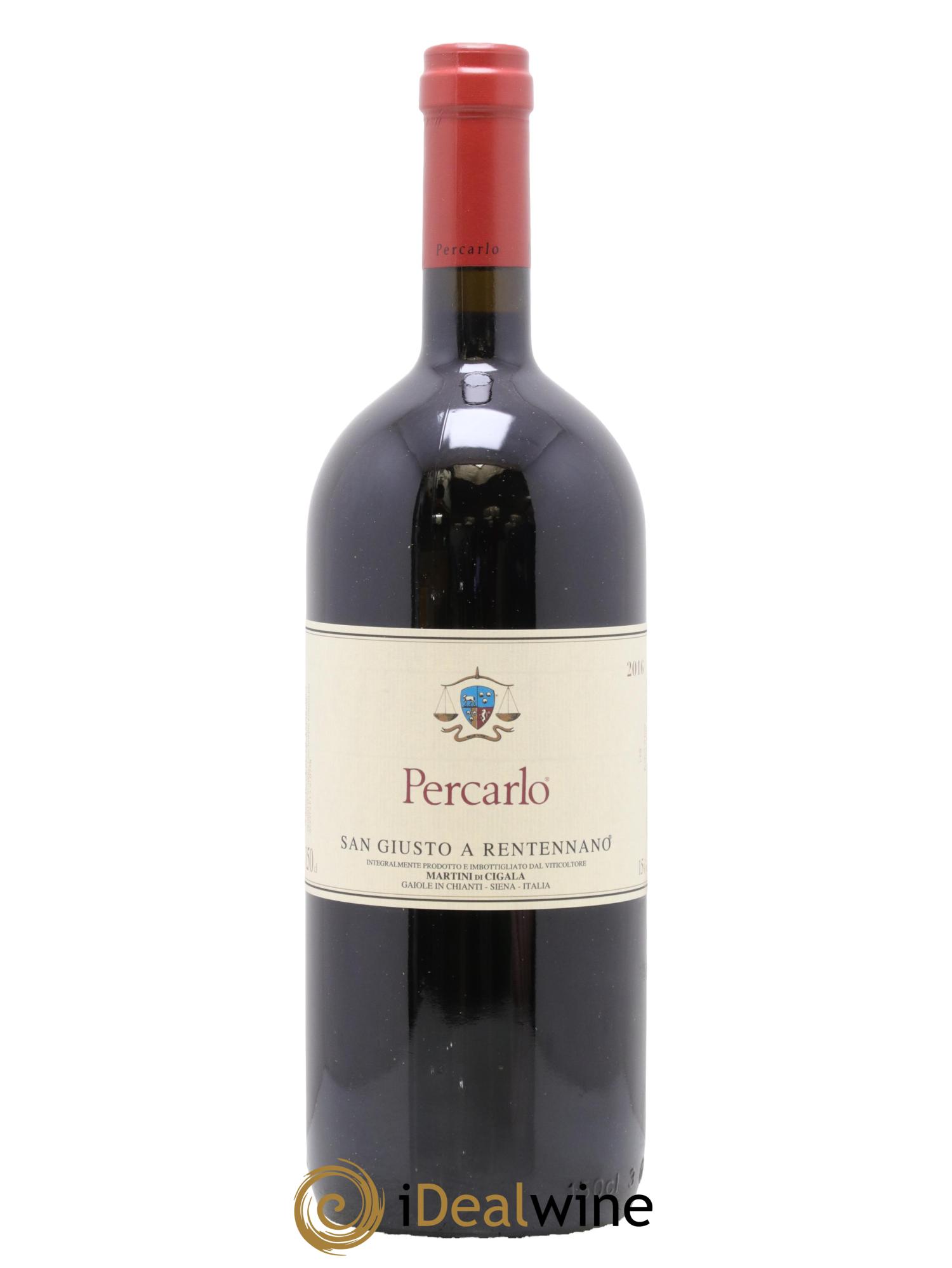 Toscana IGT San Giusto a Rentennano Percarlo Famille Martini di Cigala 2016 - Lotto di 1 magnum - 1