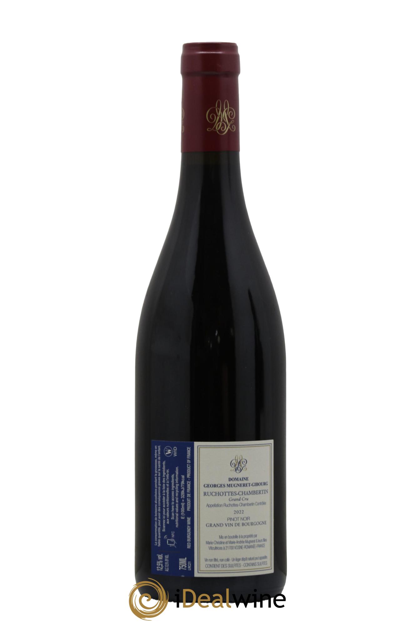 Ruchottes-Chambertin Grand Cru Mugneret-Gibourg (Domaine) 2022 - Lot de 1 bouteille - 1