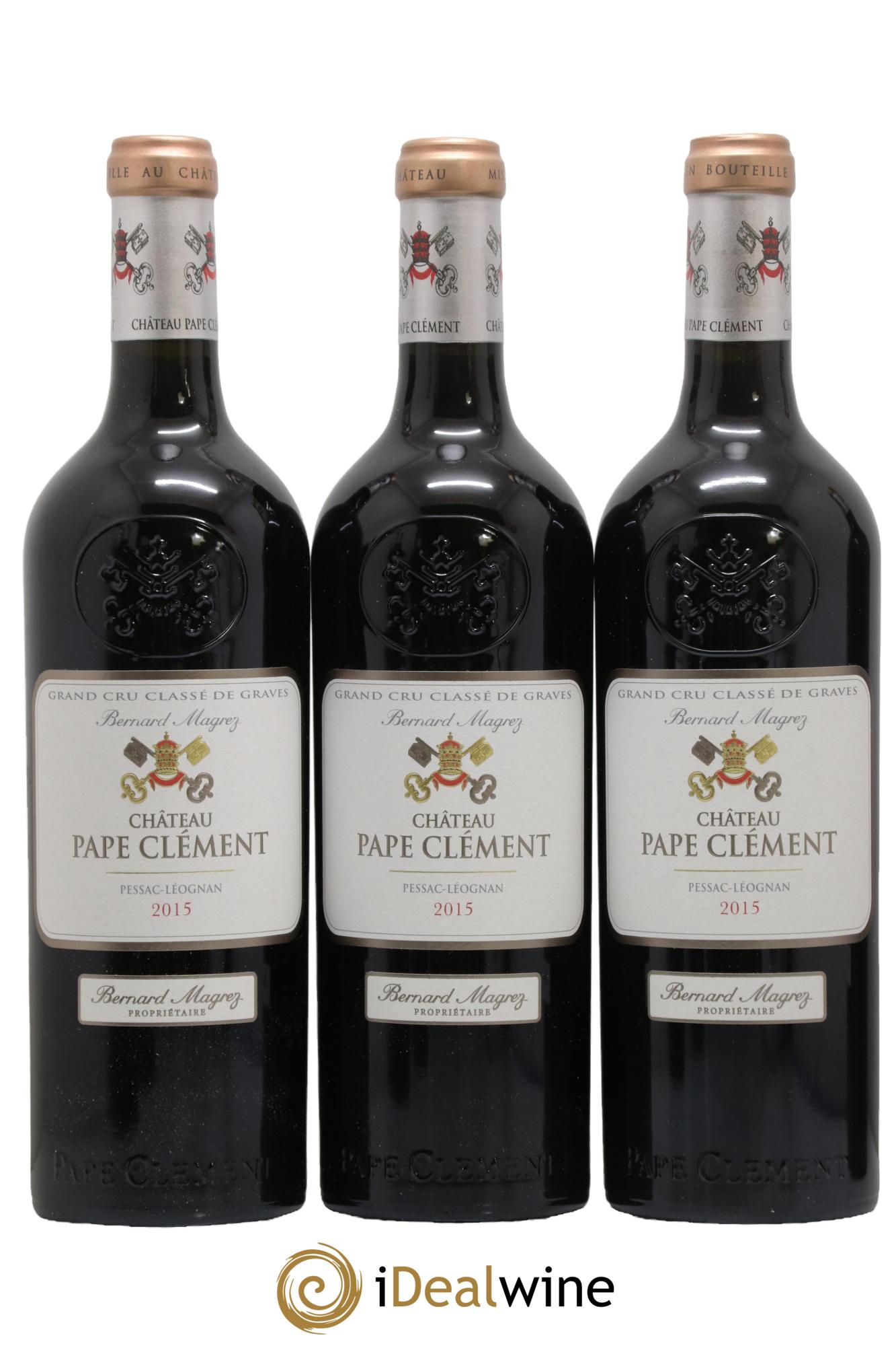 Château Pape Clément Cru Classé de Graves 2015 - Lot de 6 bouteilles - 1