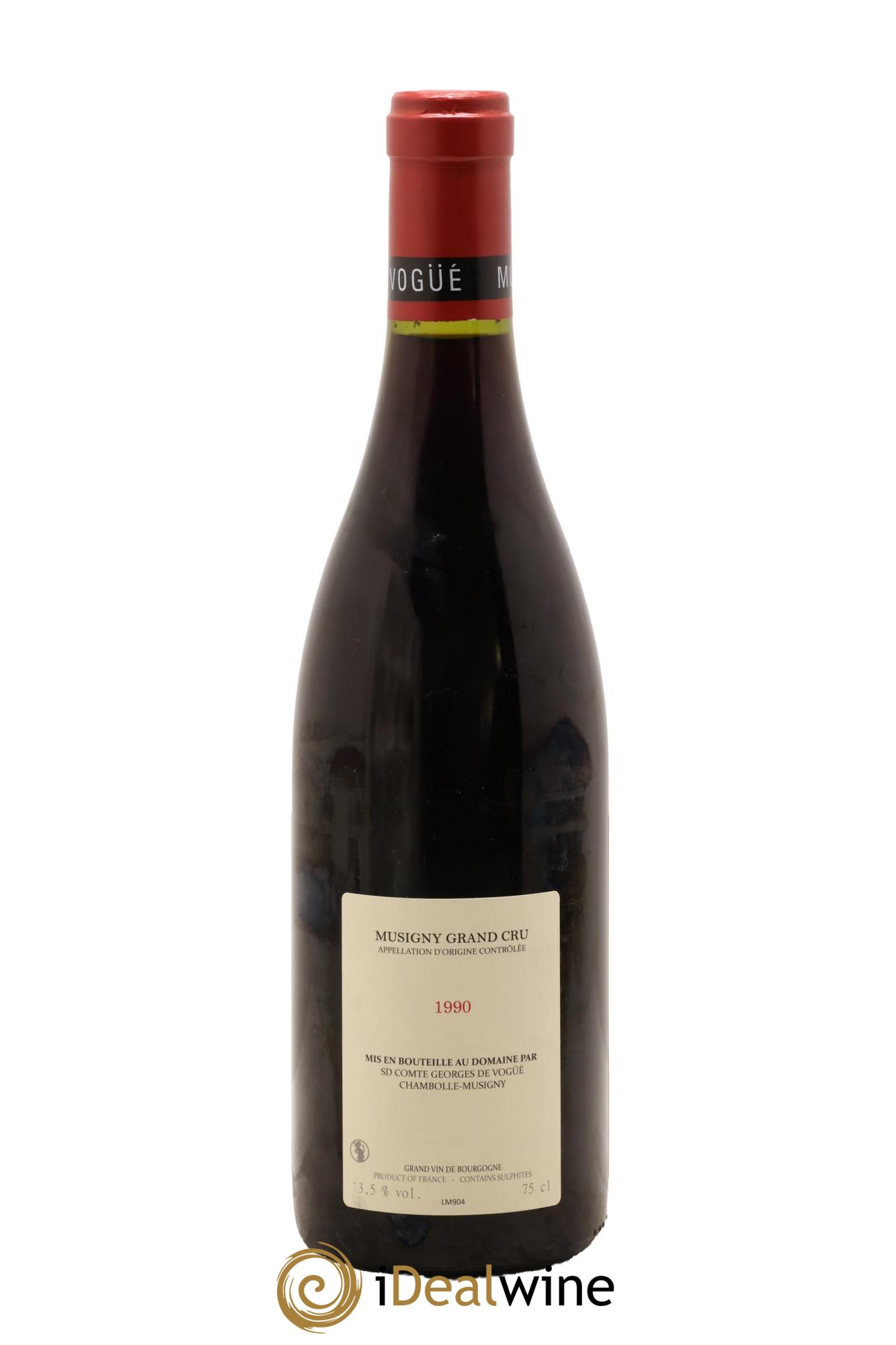 Musigny Grand Cru Cuvée Vieilles Vignes Comte Georges de Vogüé 1990 - Lot de 1 bouteille - 1