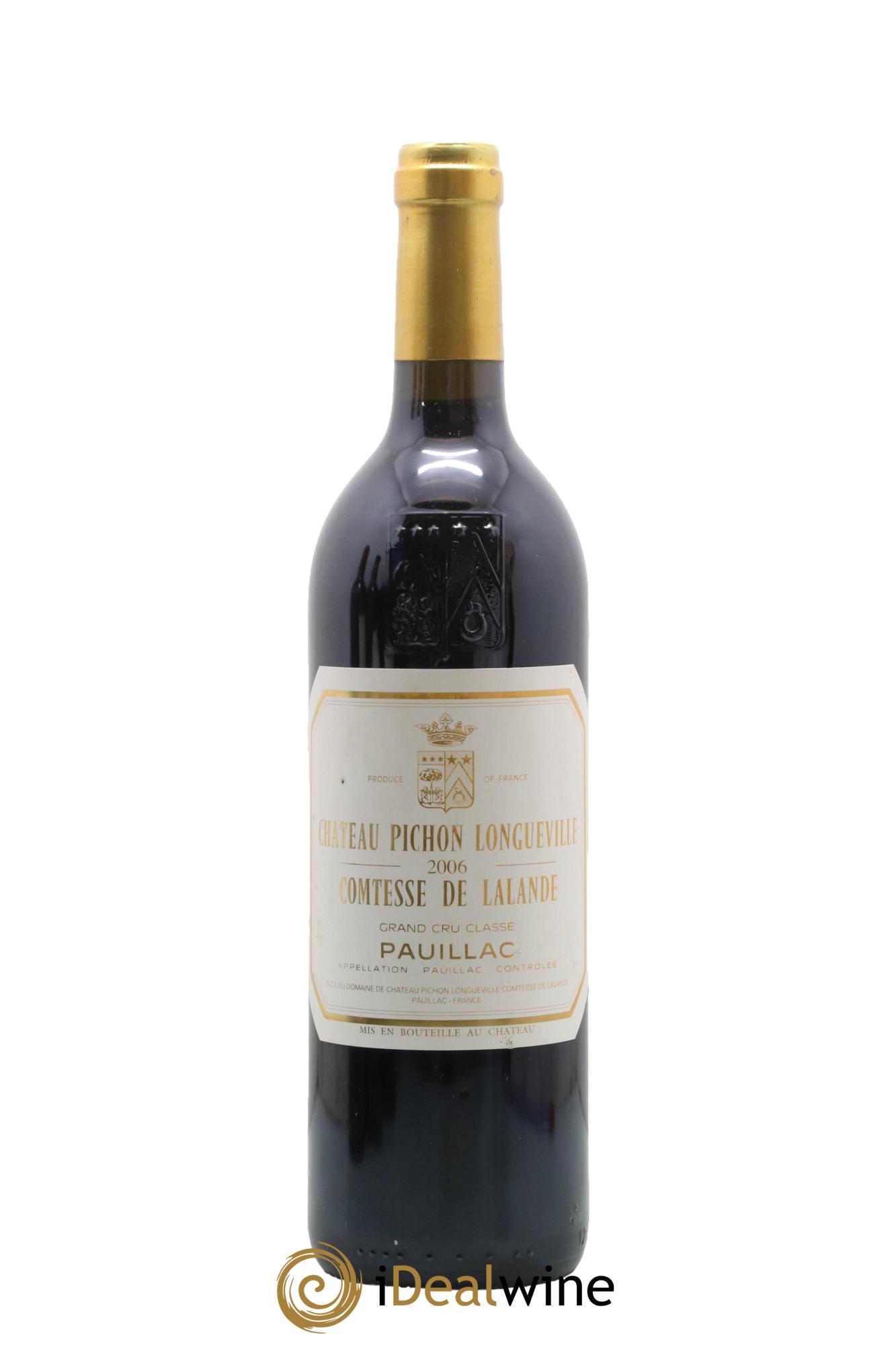 Château Pichon Longueville Comtesse de Lalande 2ème Grand Cru Classé 2006 - Lot de 1 bouteille - 0