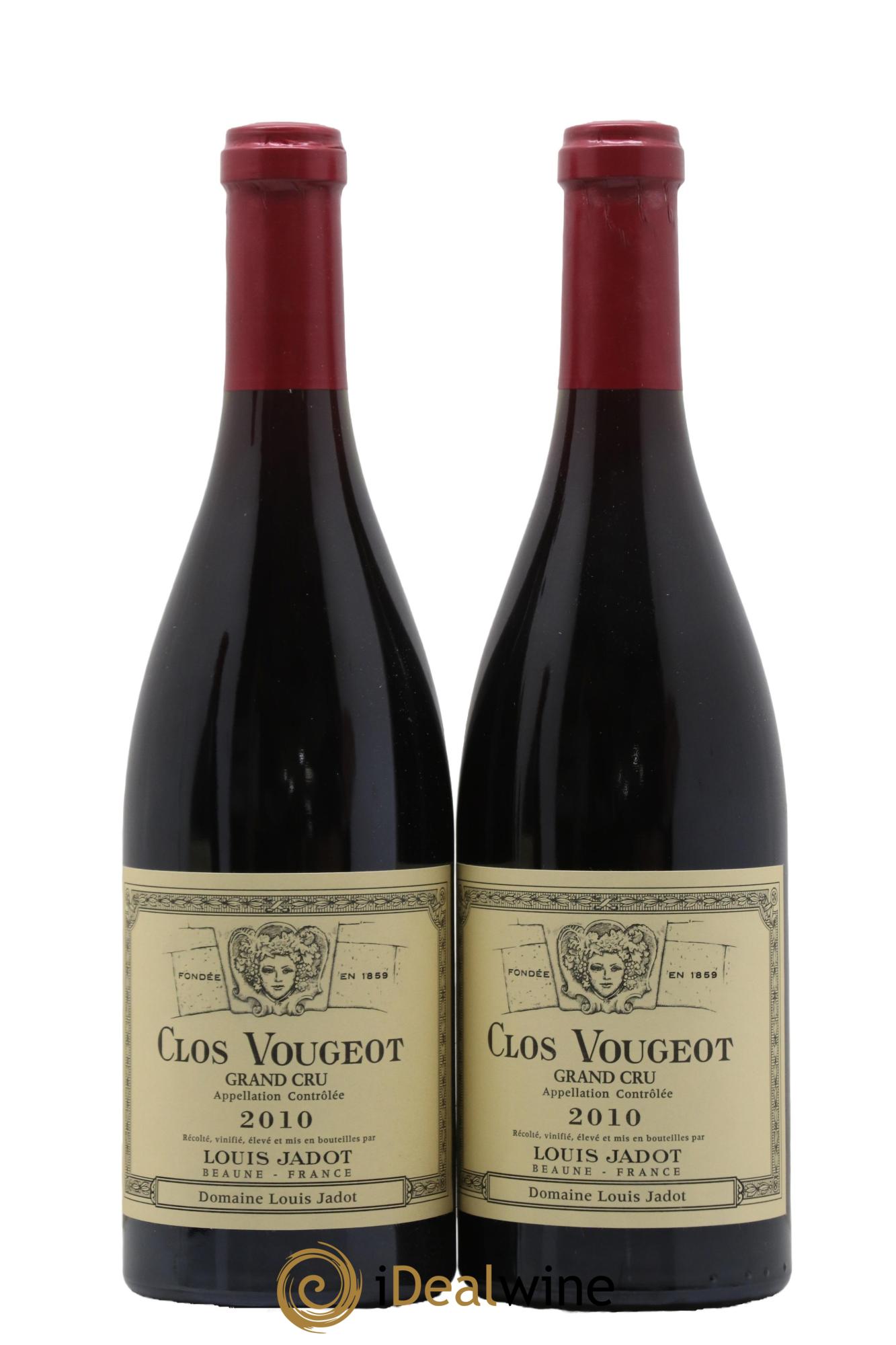 Clos de Vougeot Grand Cru Louis Jadot (Domaine) 2010 - Lotto di 2 bottiglie - 0