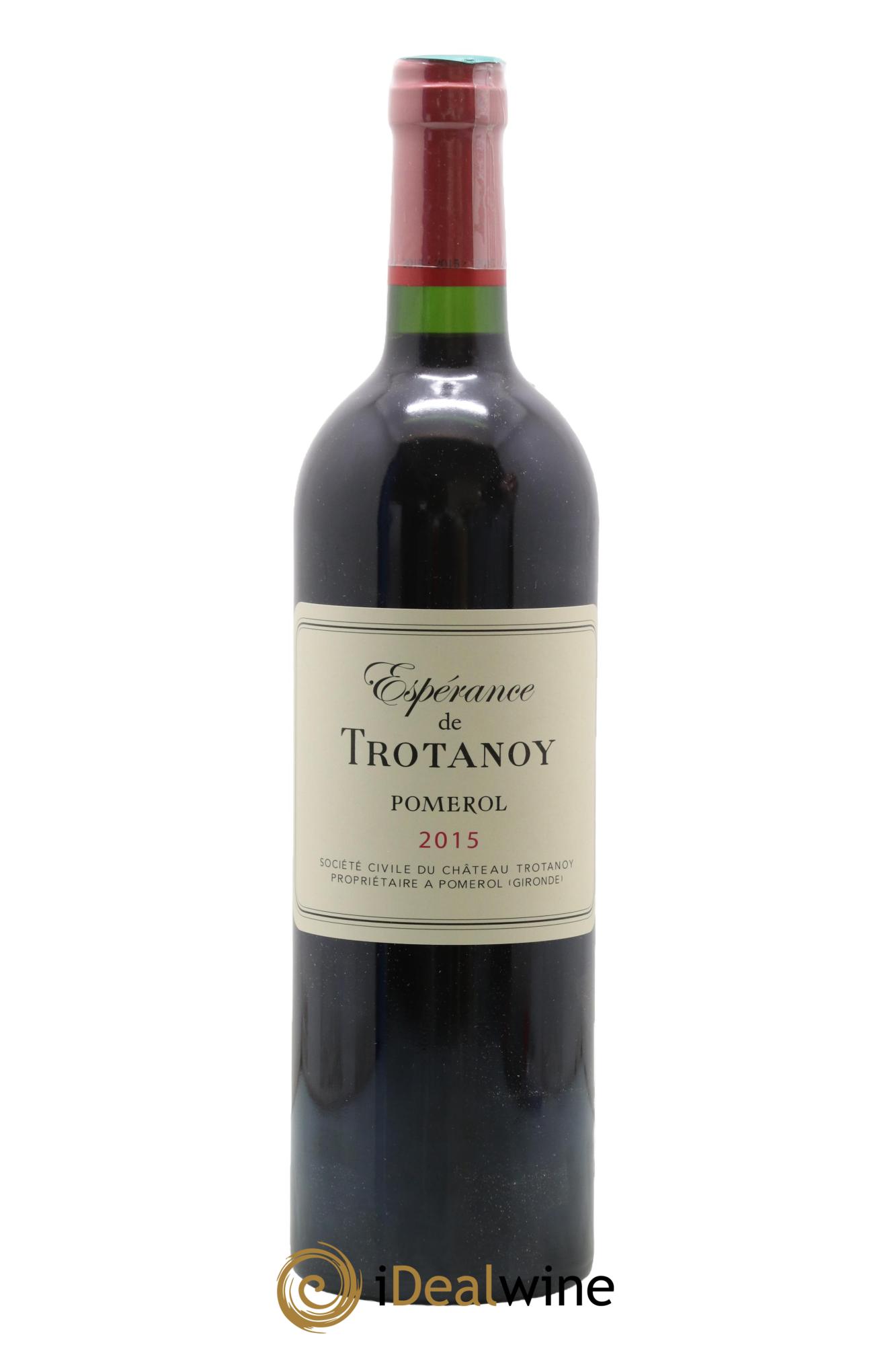 Château L'Espérance de Trotanoy 2015 - Lot de 1 bouteille - 0