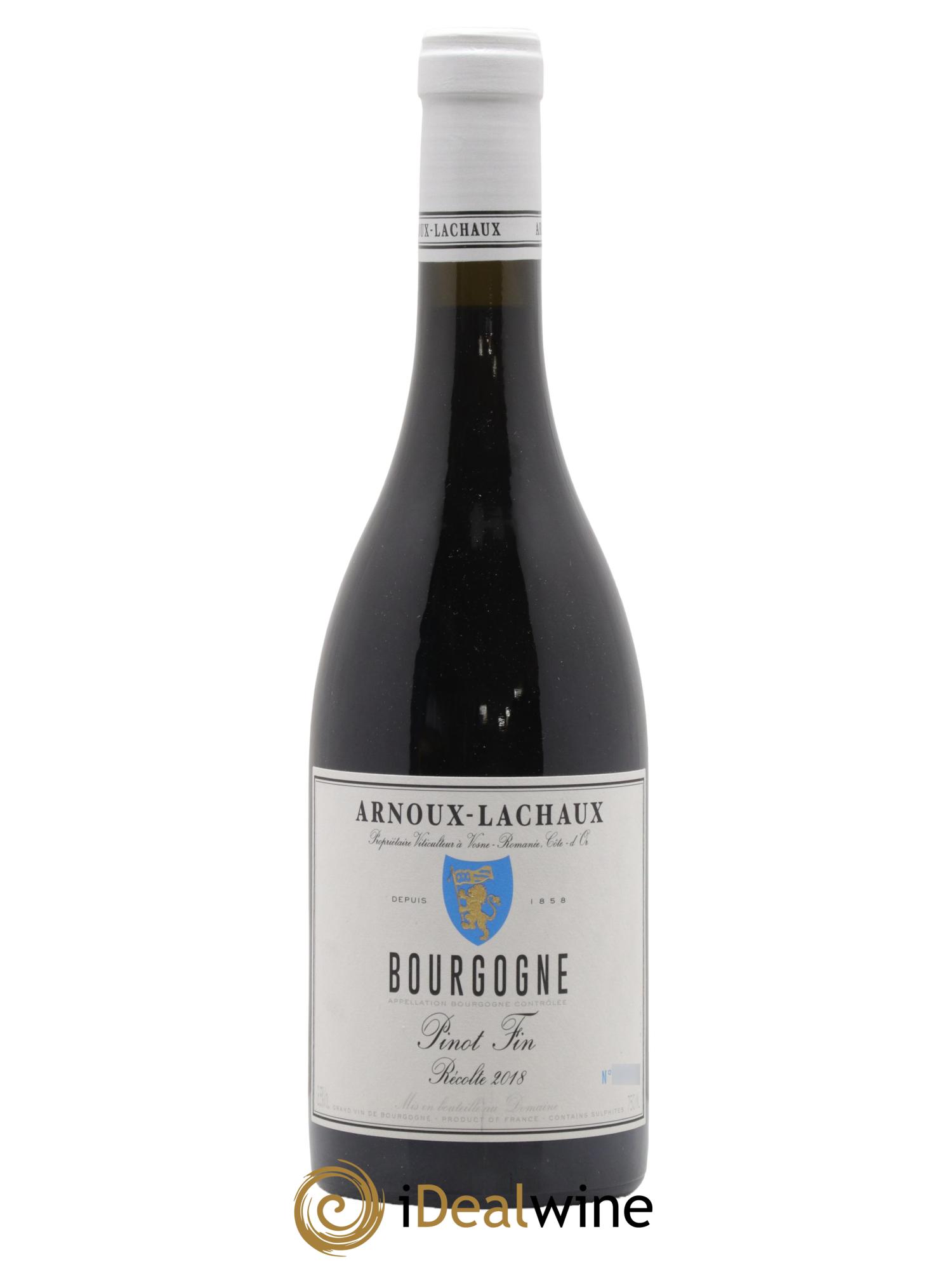 Bourgogne Pinot Fin Arnoux-Lachaux (Domaine) 2018 - Lot de 1 bouteille - 0