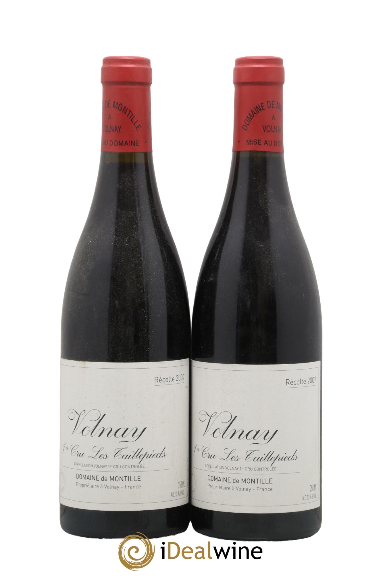 Volnay 1er Cru Les Taillepieds De Montille (Domaine) 2007 - Lot de 2 bouteilles - 0