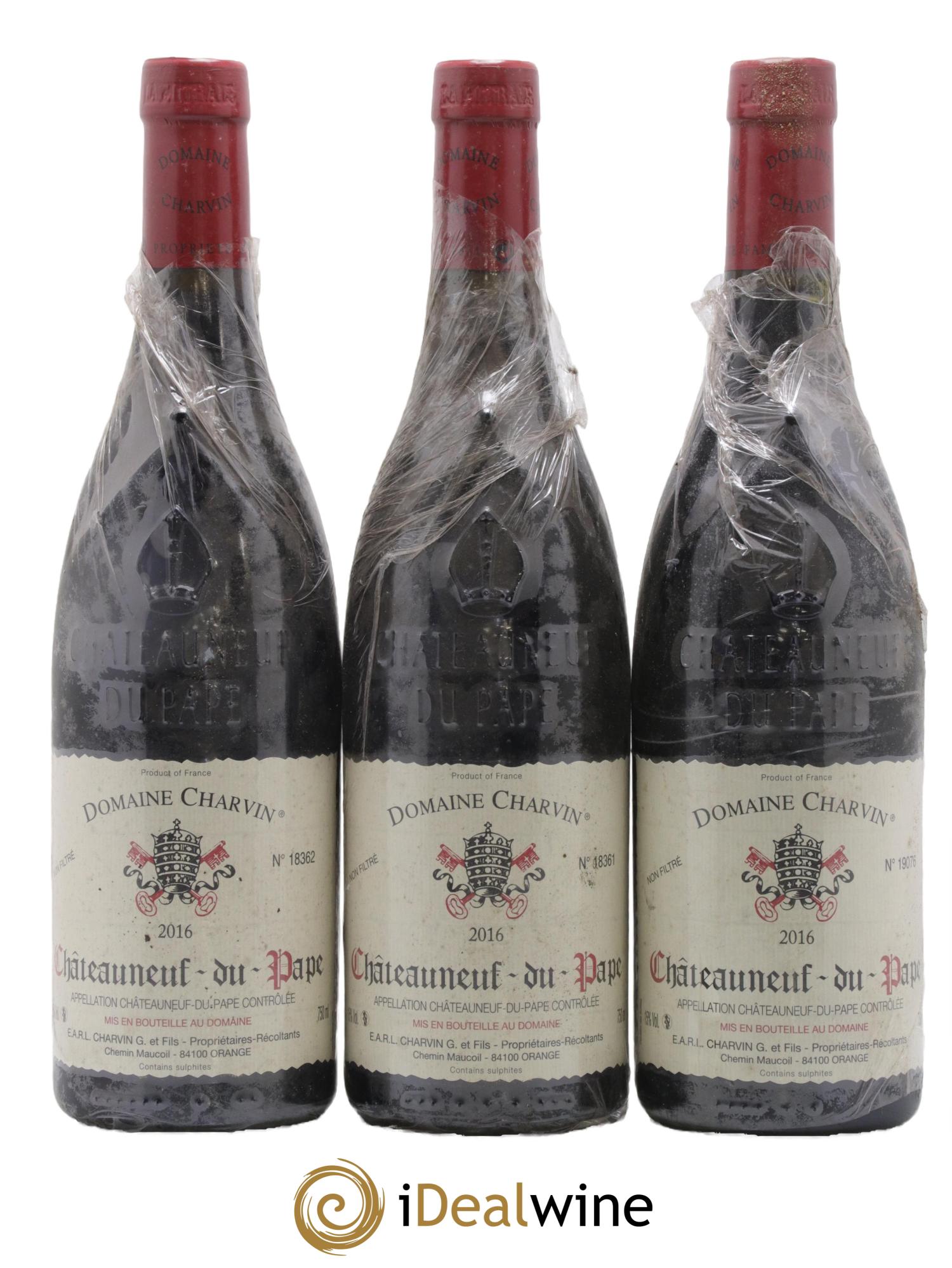 Châteauneuf-du-Pape Charvin (Domaine) 2016 - Lot de 3 bouteilles - 0