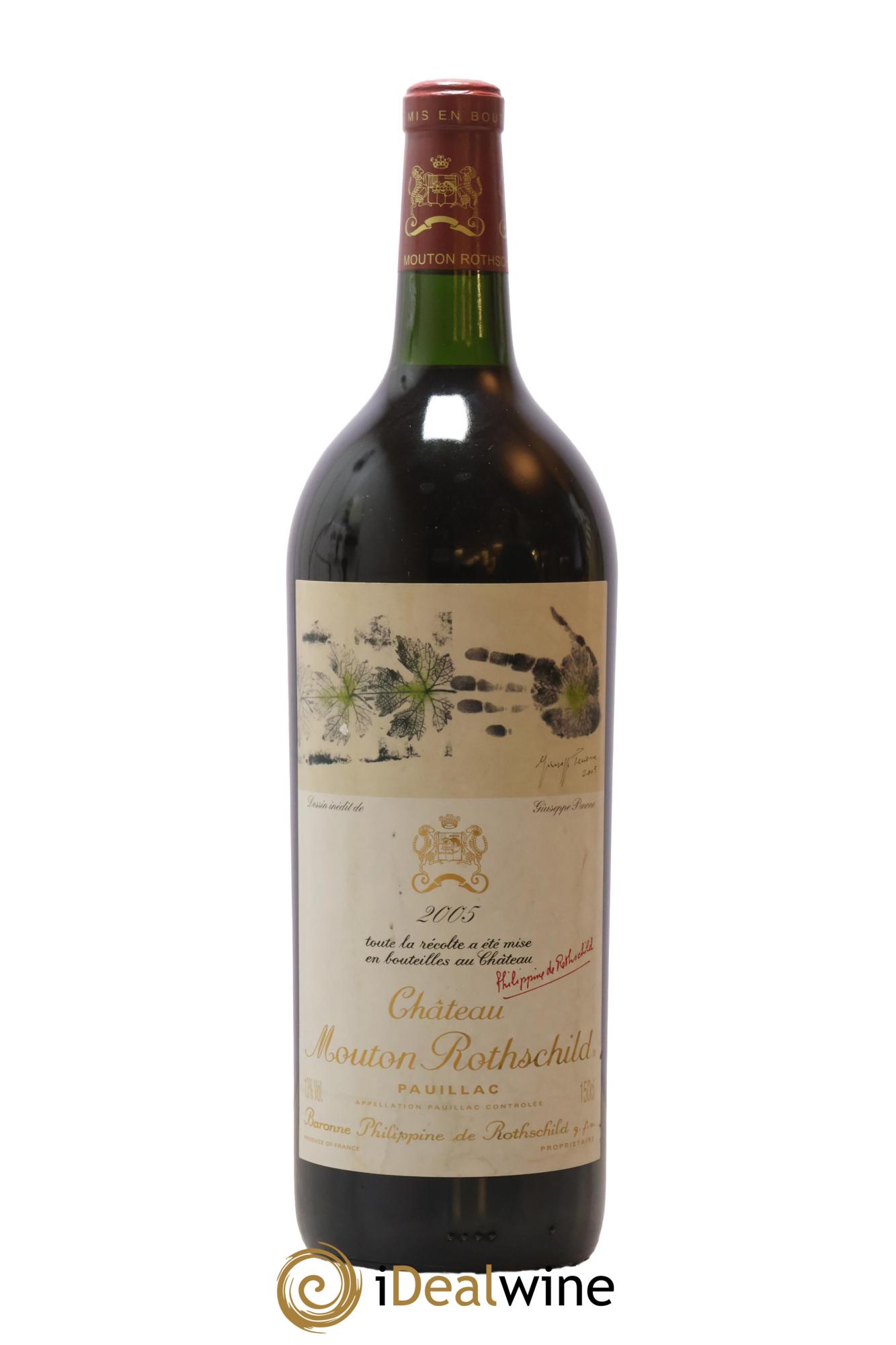 Château Mouton Rothschild 1er Grand Cru Classé 2005 - Lot of 1 magnum - 0