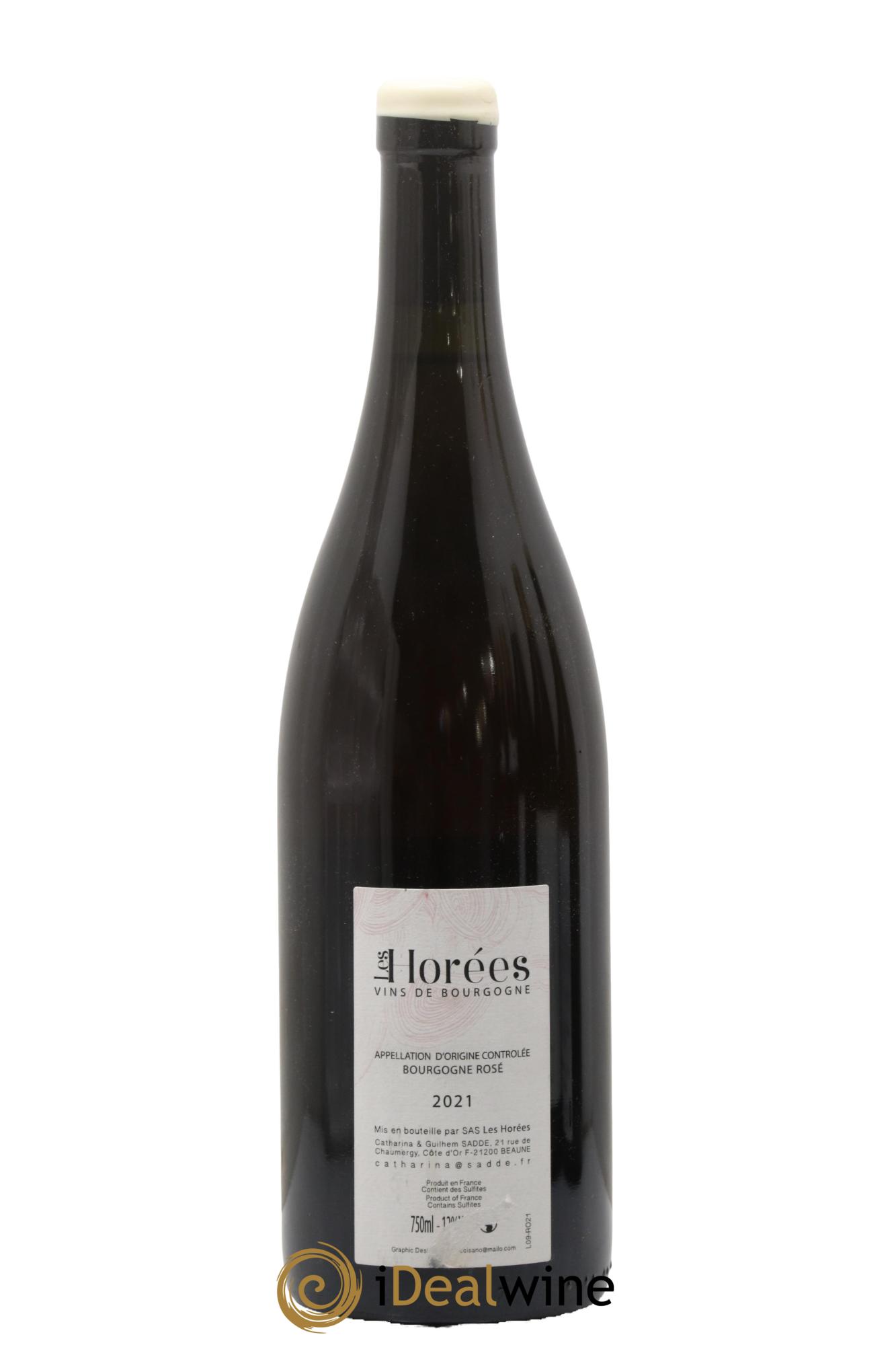Bourgogne Rosé Bonheur Les Horées 2021 - Lot de 1 bouteille - 1