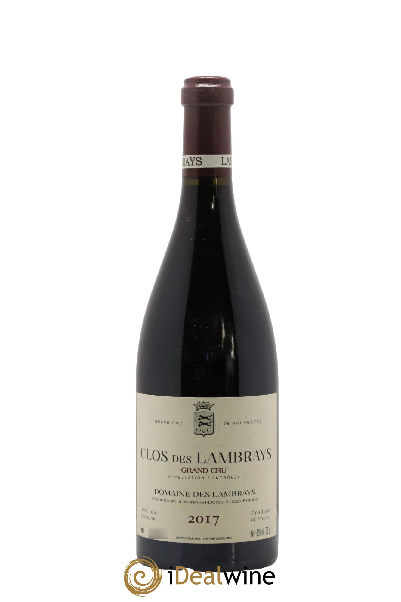 Clos des Lambrays Grand Cru Domaine des Lambrays 2017 - Lot of 1 bottle - 0