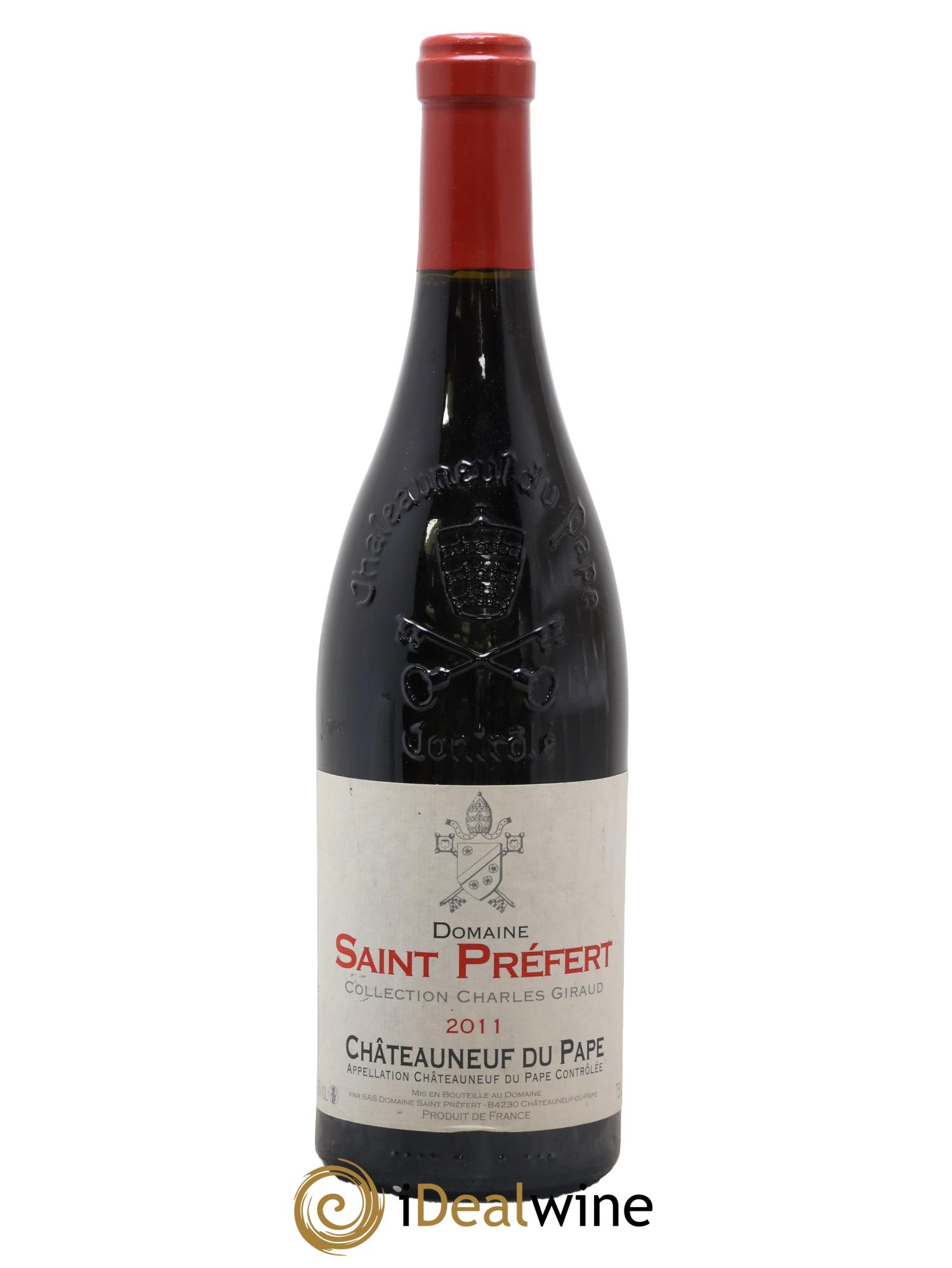Châteauneuf-du-Pape Collection Charles Giraud Domaine Saint-Préfert 2011 - Posten von 1 Flasche - 0