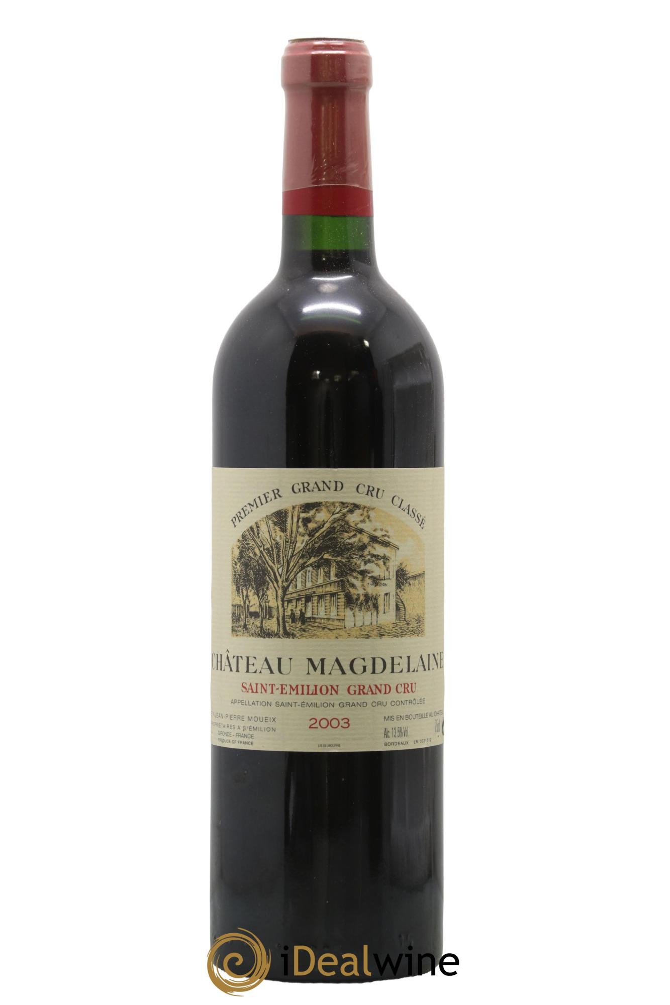 Château Magdelaine 2003 - Lot de 1 bouteille - 0