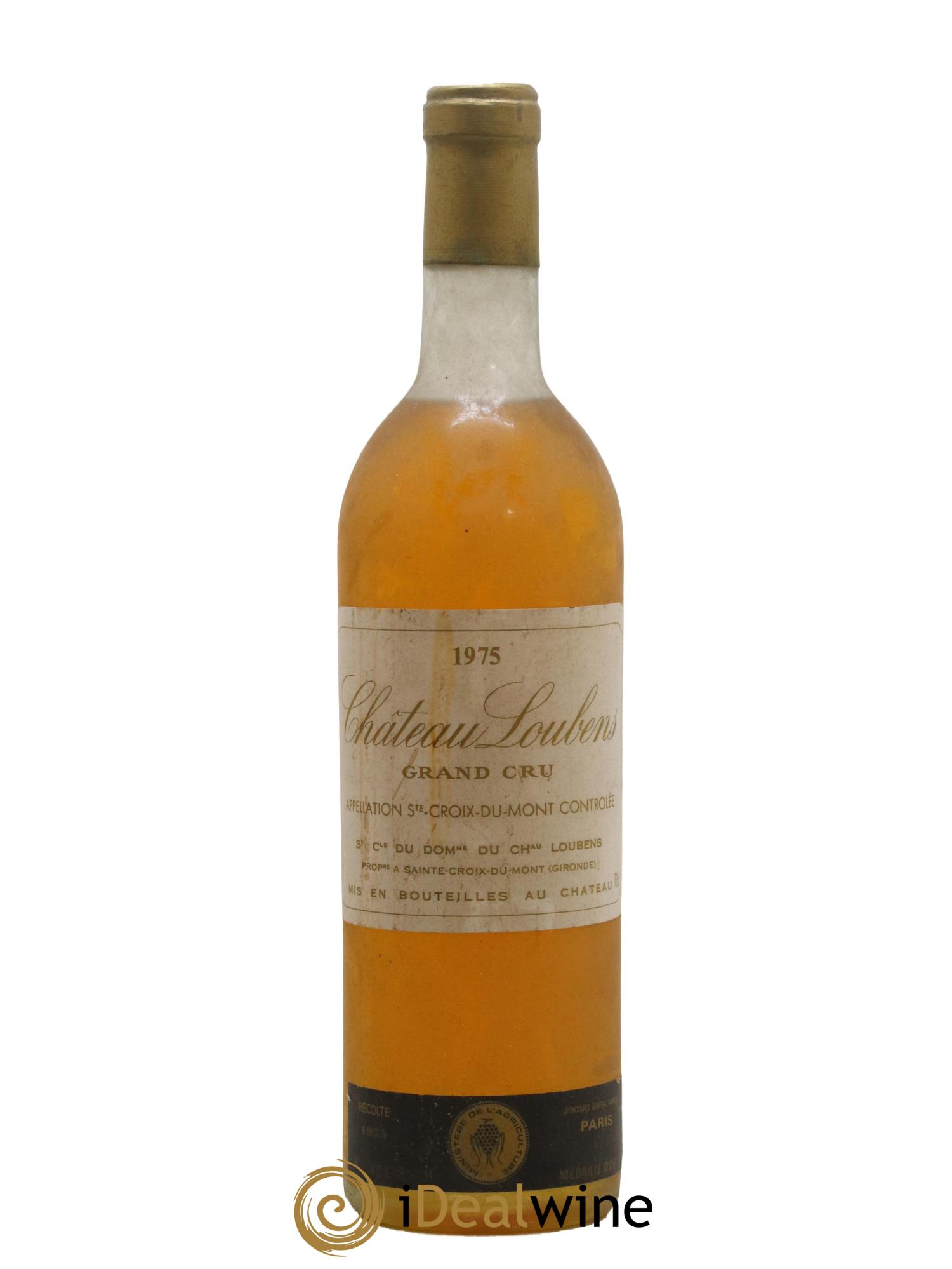 Château Loubens 1975 - Lot de 1 bouteille - 0