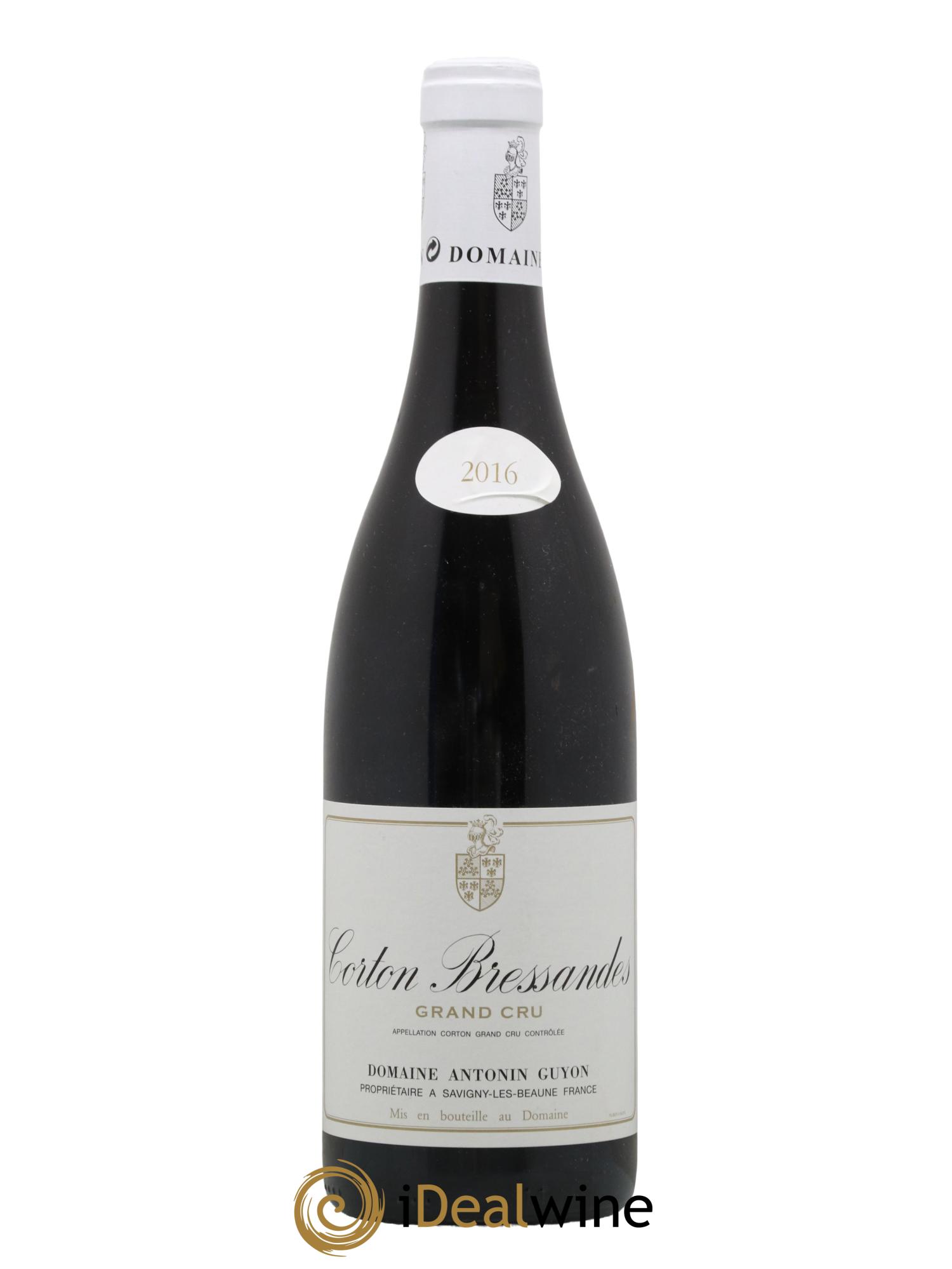 Corton Grand Cru Bressandes Antonin Guyon 2016 - Lot de 1 bouteille - 0