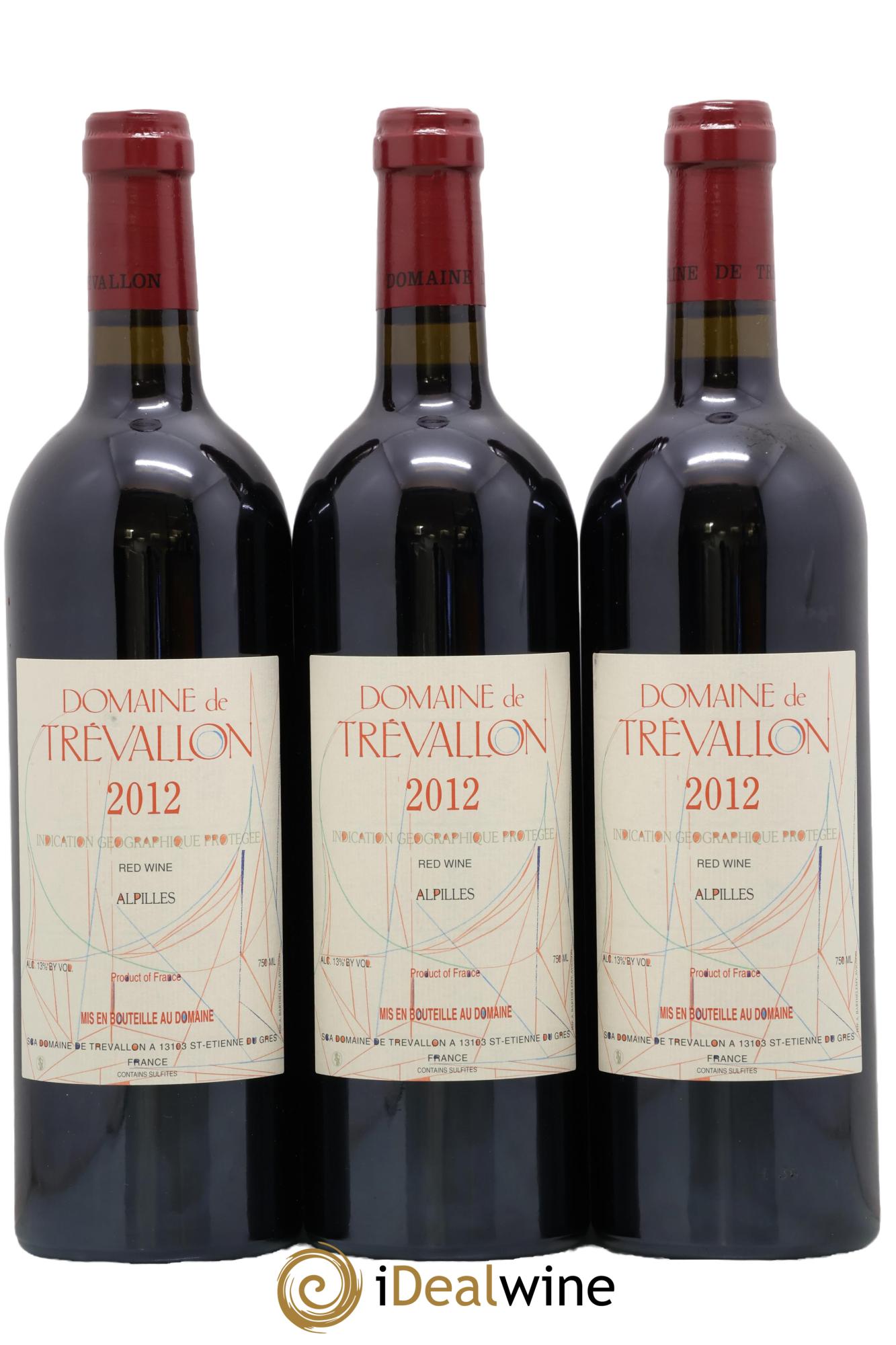 Alpilles Trévallon (Domaine de) Eloi Dürrbach 2012 - Lotto di 3 bottiglie - 0
