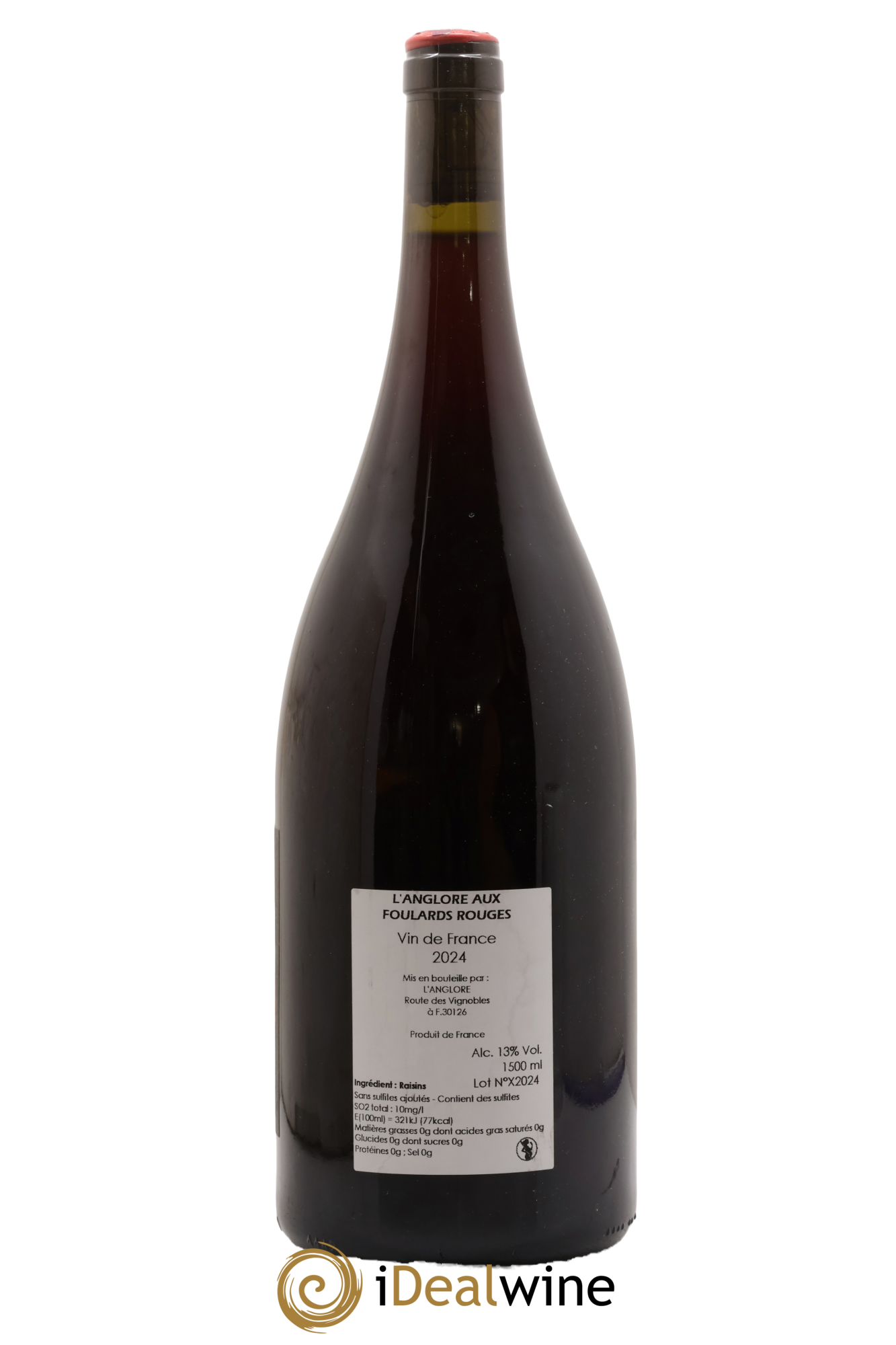 Vin de France L'Anglore aux Foulards Rouges L'Anglore 2024 - Lotto di 1 magnum - 1