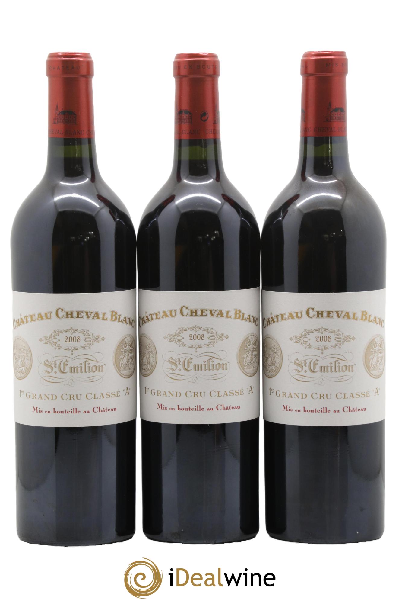 Château Cheval Blanc 1er Grand Cru Classé A 2008 - Lot de 12 bouteilles - 5