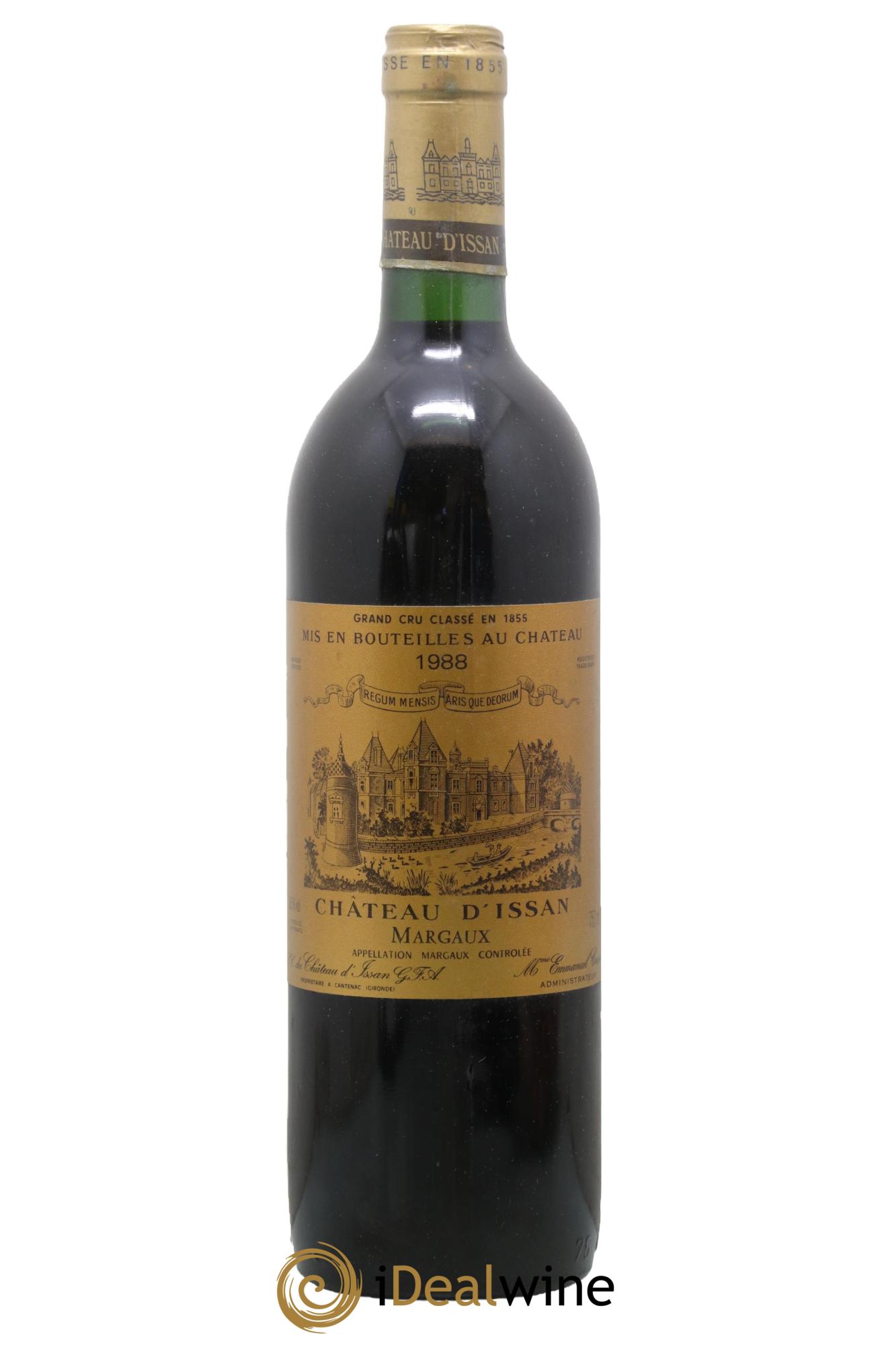 Château d'Issan 3ème Grand Cru Classé 1988 - Lotto di 1 bottiglia - 0