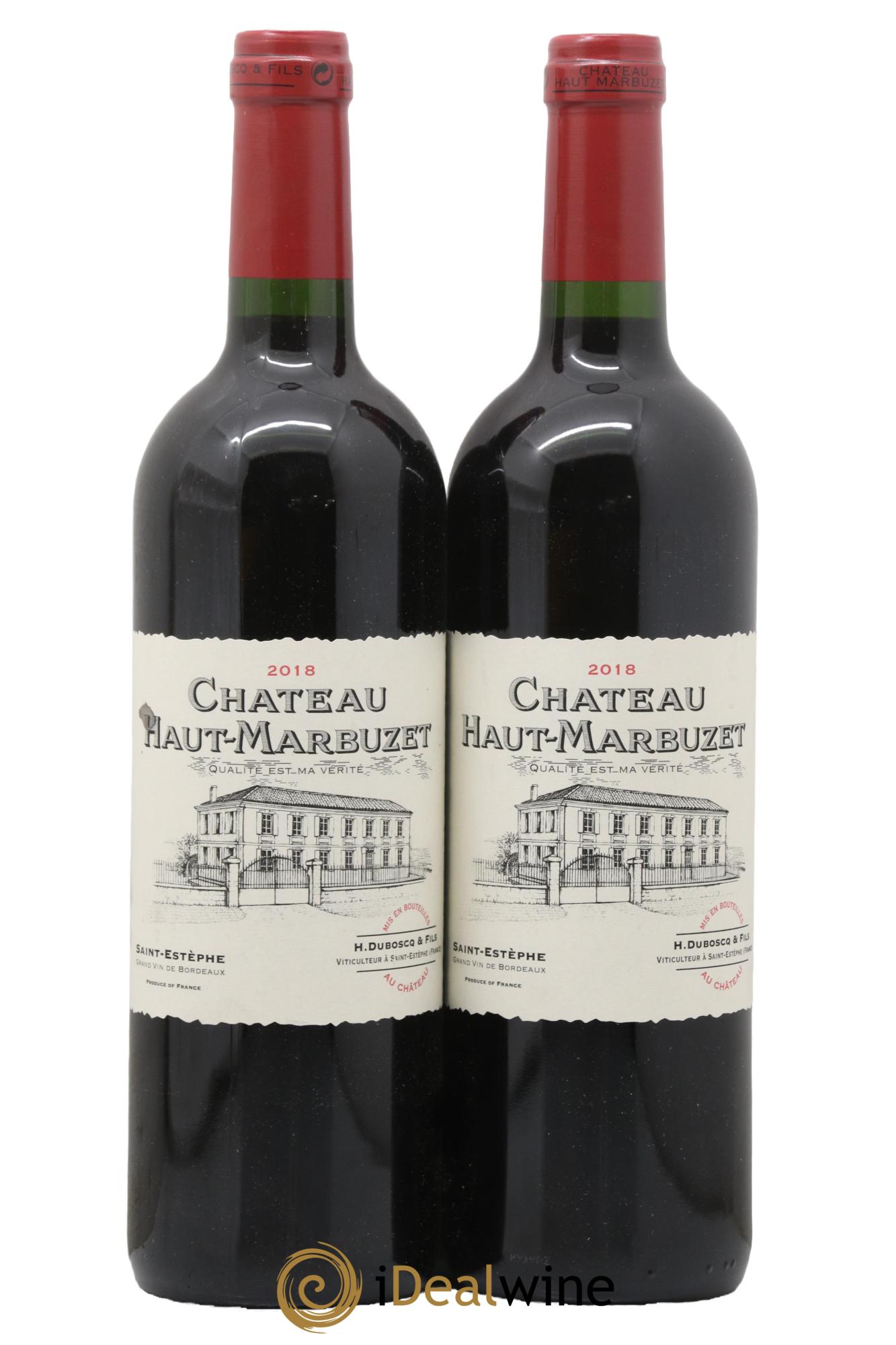 Château Haut Marbuzet 2018 - Lot of 2 bottles - 0