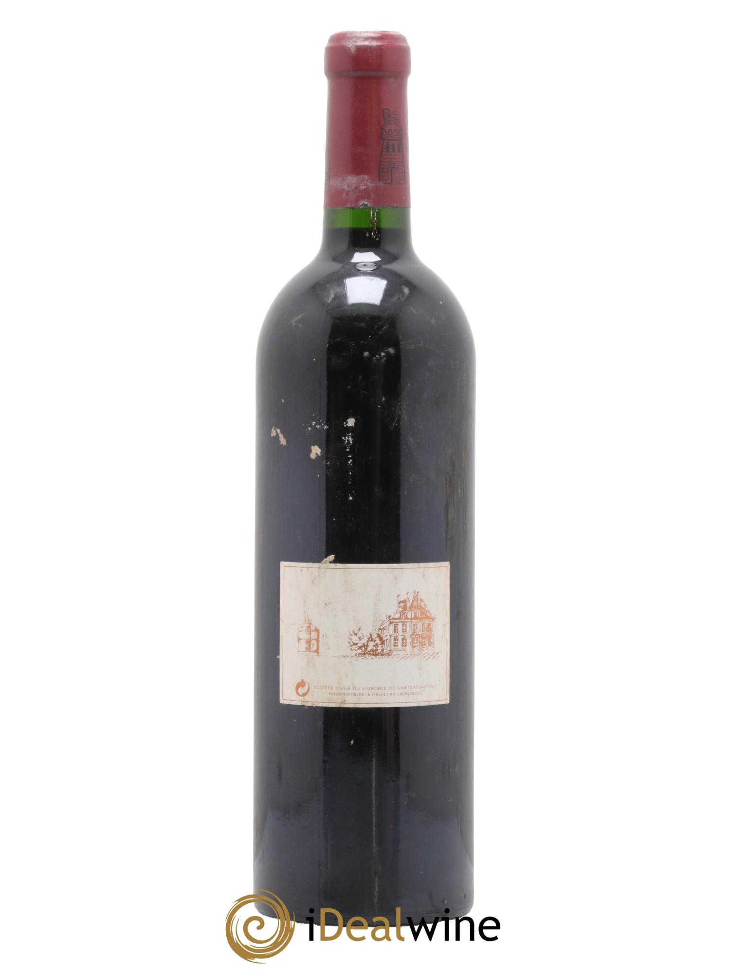 Château Latour 1er Grand Cru Classé 1998 - Lot de 1 bouteille - 1