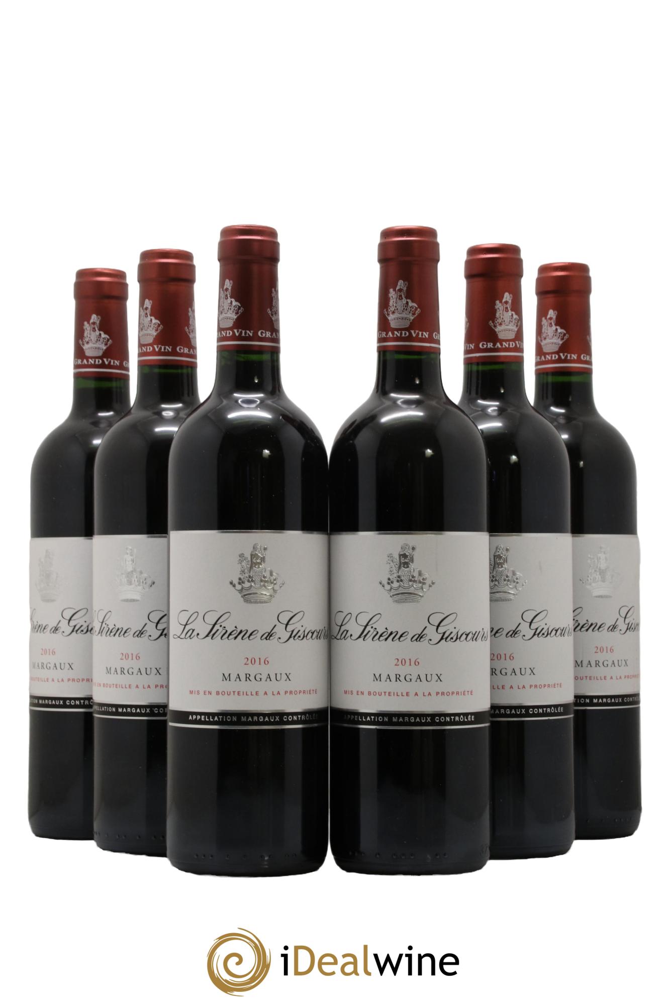 La Sirène de Giscours 2016 - Lot of 6 bottles - 0