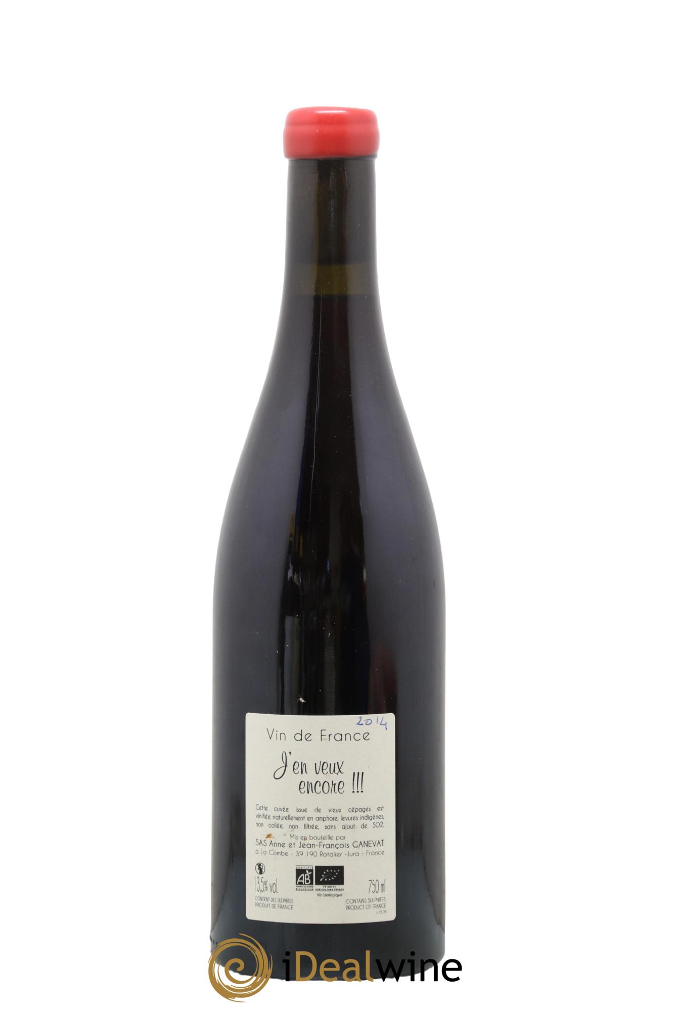 Vin de France J'en veux encore Anne et Jean François Ganevat 2015 - Lot de 1 bouteille - 1