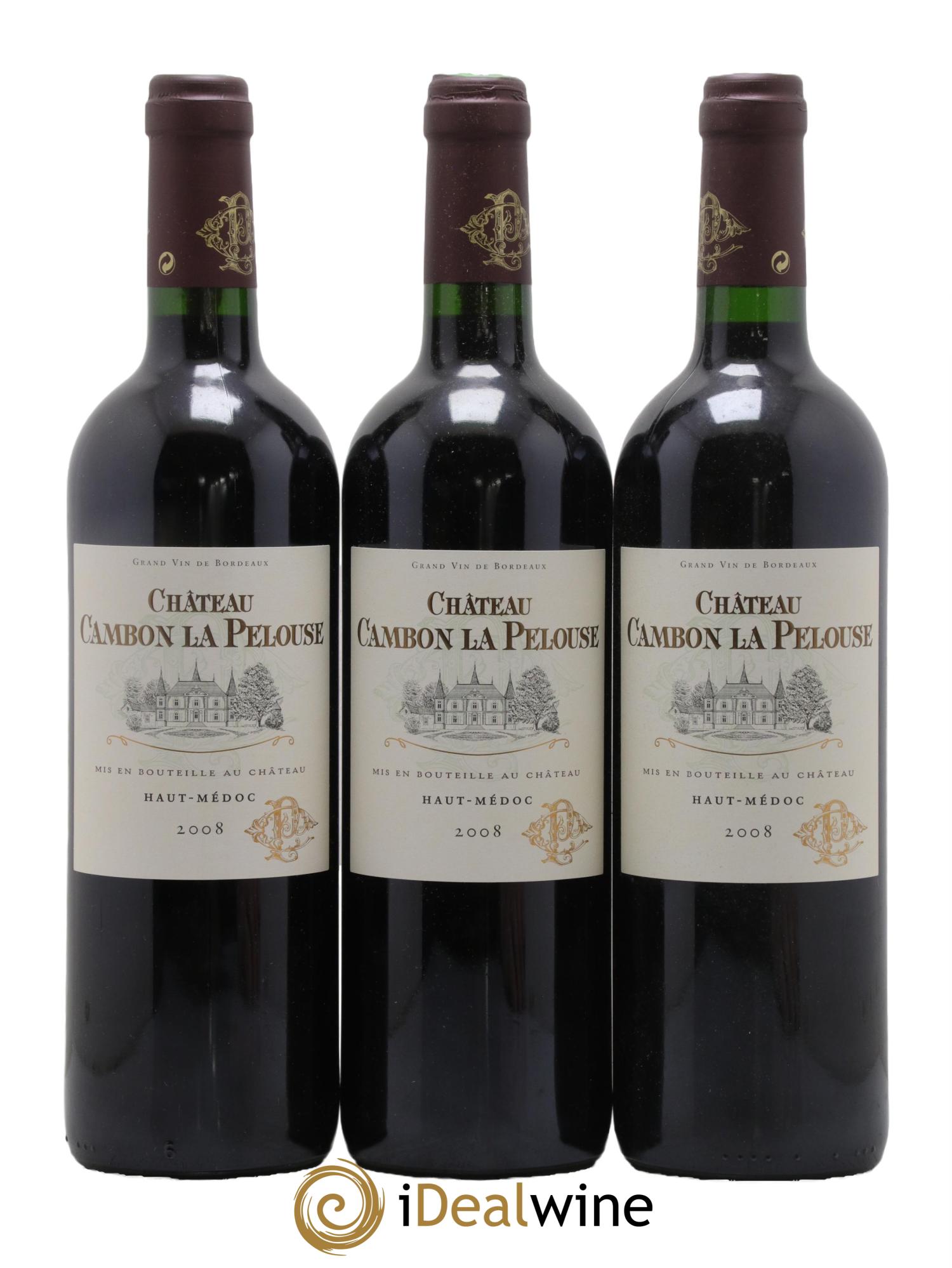 Château Cambon la Pelouse Cru Bourgeois 2008 - Lot de 6 bouteilles - 1