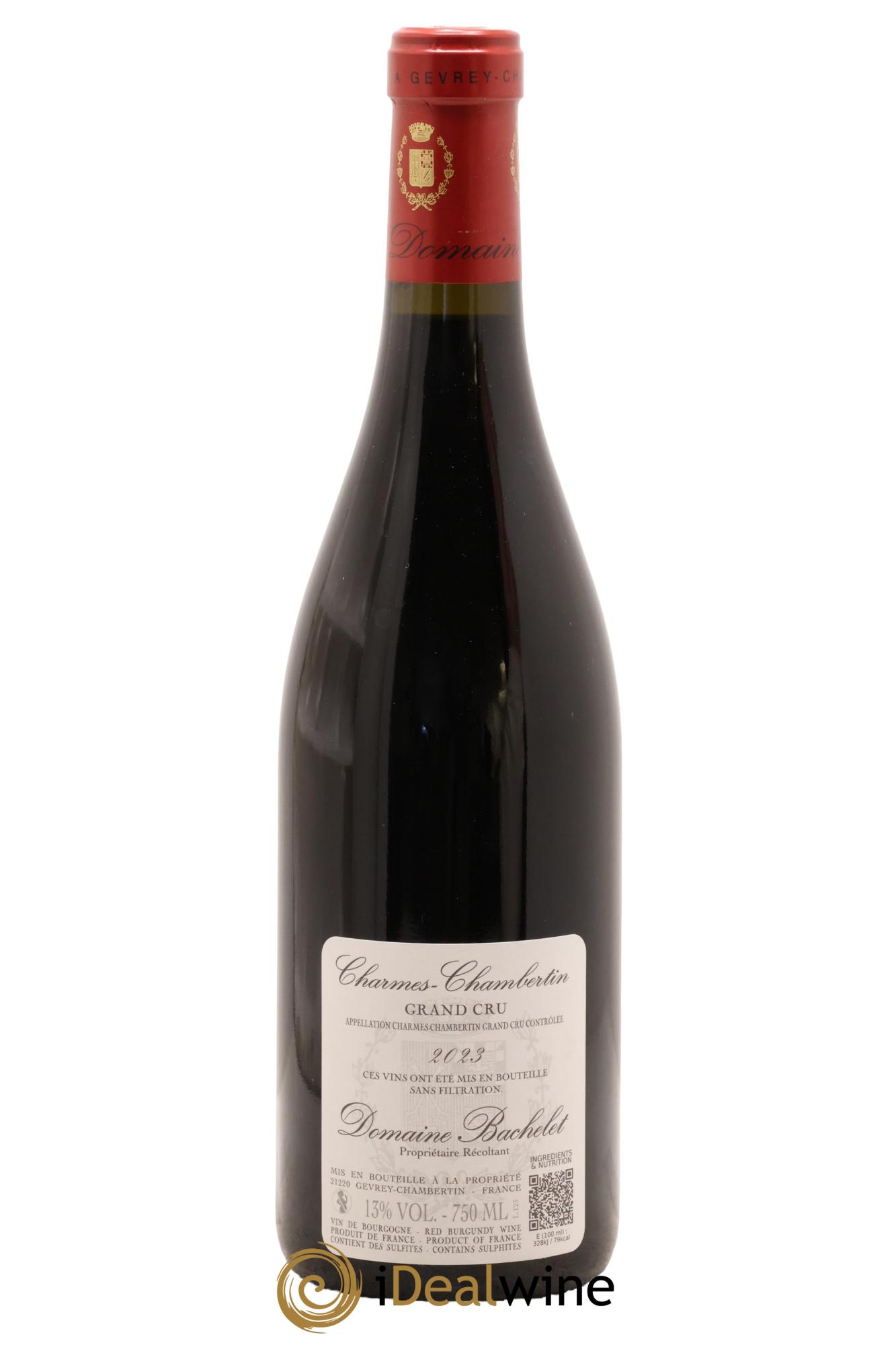 Charmes-Chambertin Grand Cru Vieilles Vignes Denis Bachelet (Domaine) 2023 - Lot of 1 bottle - 1