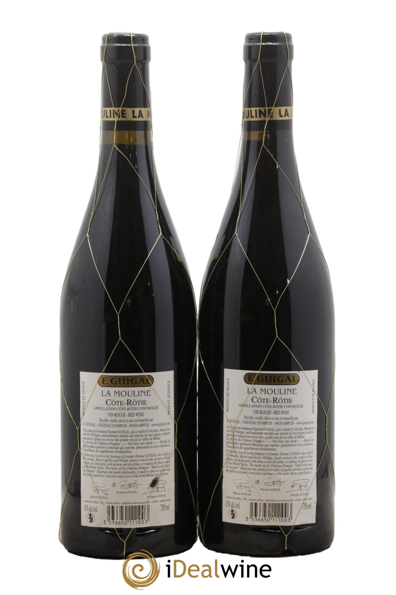 Côte-Rôtie La Mouline Guigal 2005 - Lotto di 2 bottiglie - 1