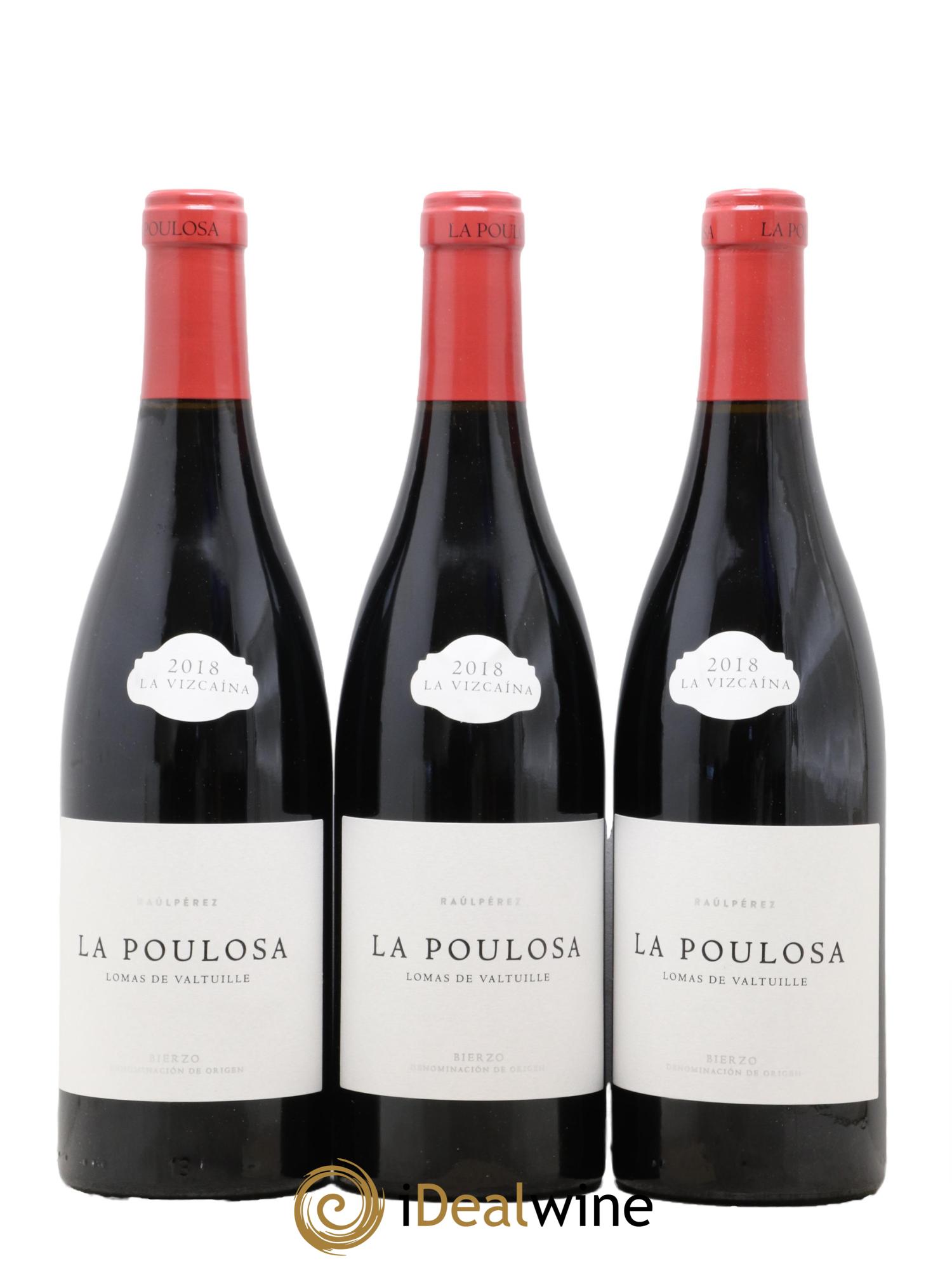 Bierzo DO La Poulosa Lomas Del Valtuille Perez 2018 - Lot de 3 bouteilles - 0