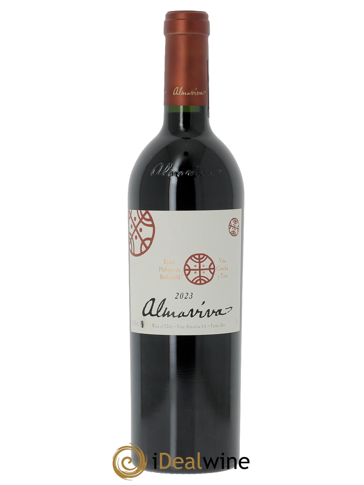 Chili Almaviva Baron P. de Rothschild Concha y Toro (Cassetta in legno a partire da 6 bt) 2023 - Lotto di 1 bottiglia - 0