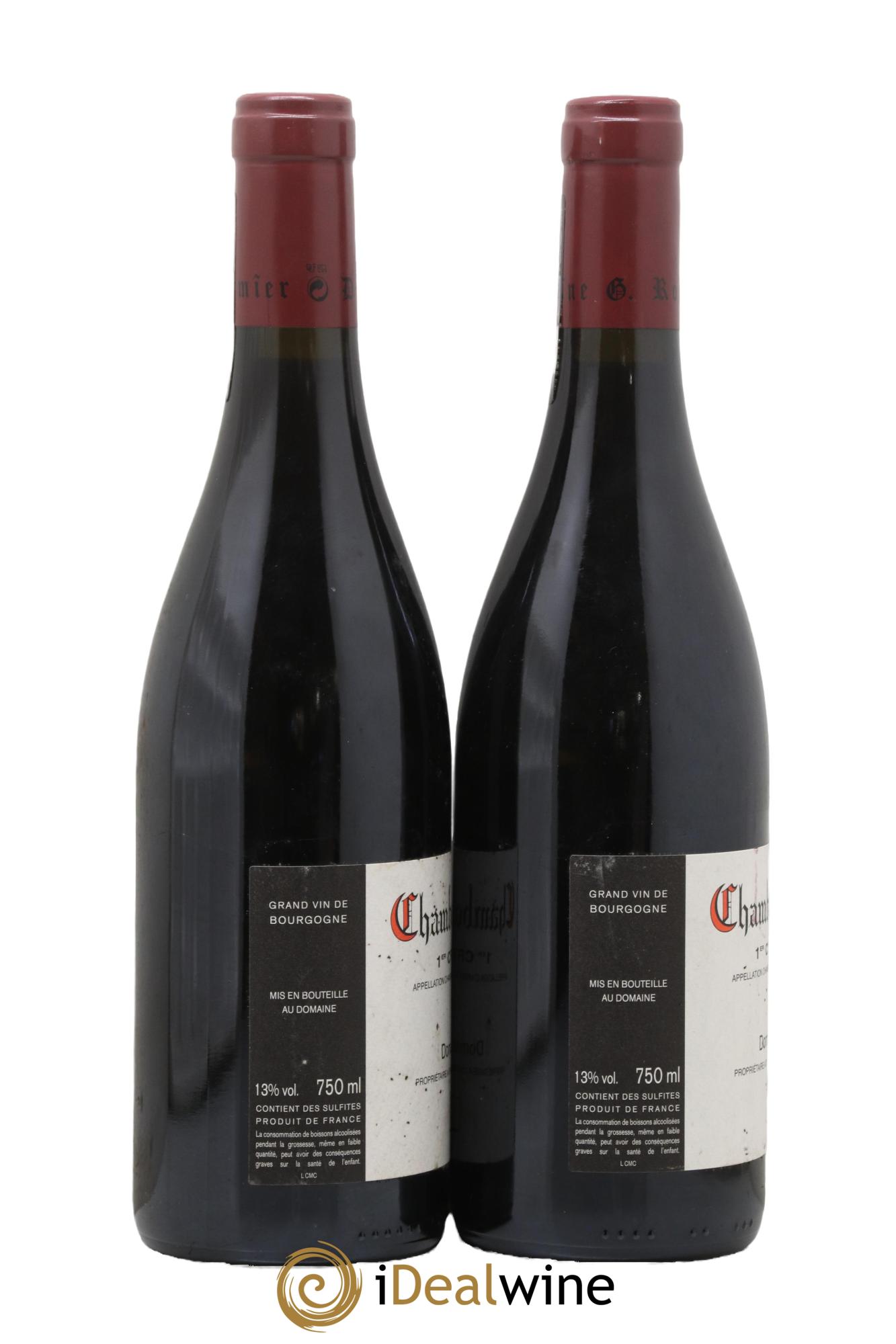 Chambolle-Musigny 1er Cru Les Cras Georges Roumier (Domaine) 2017 - Lot de 2 bouteilles - 1