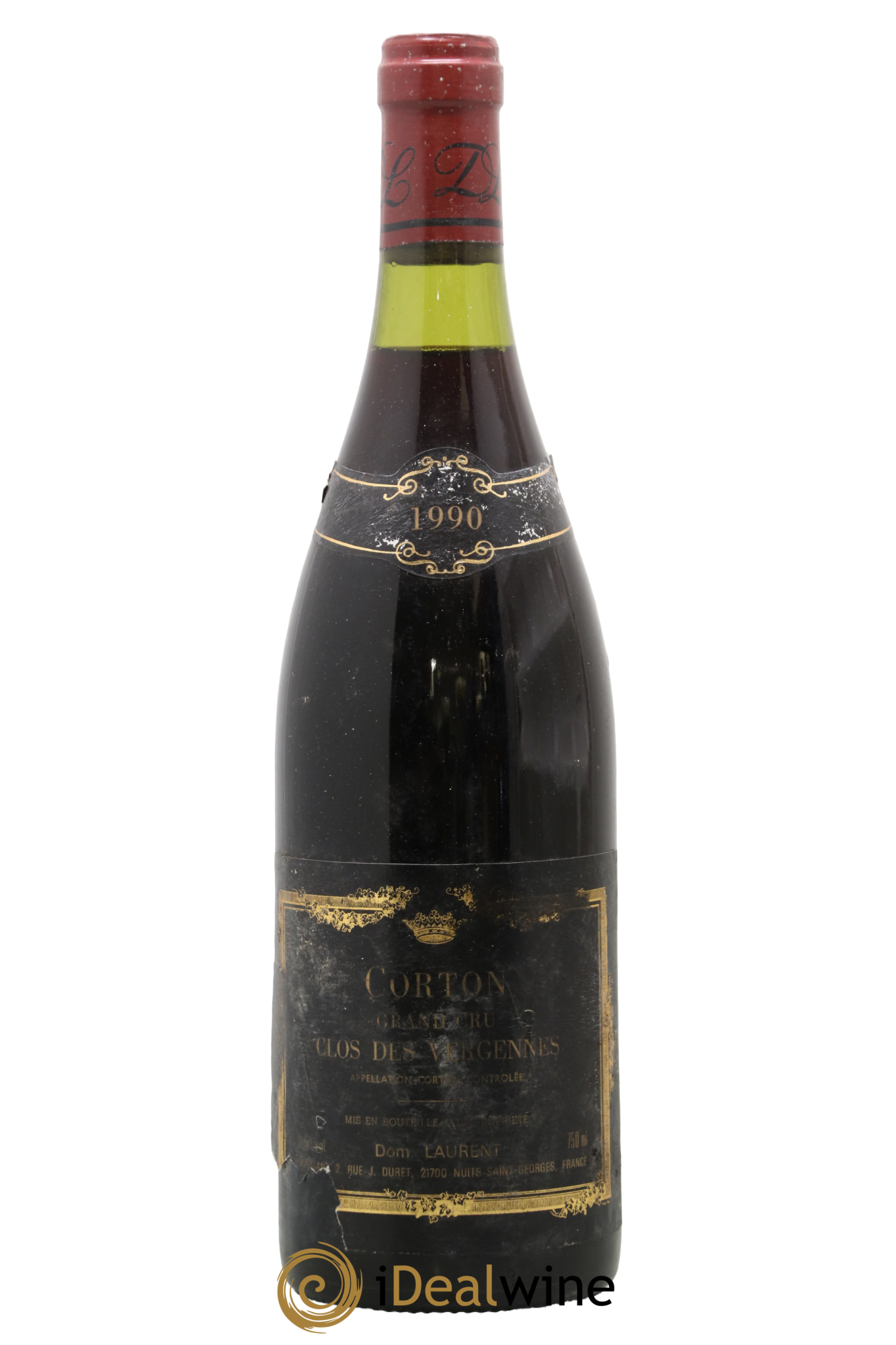 Corton Grand Cru Clos Des Vergennes Dominique Laurent 1990 - Lot of 1 bottle - 0