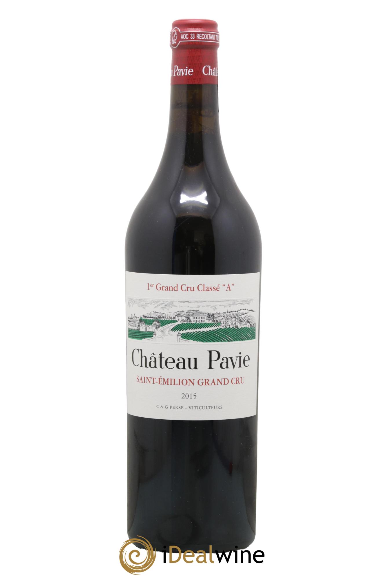 Château Pavie 1er Grand Cru Classé A 2015 - Lot de 1 bouteille - 0