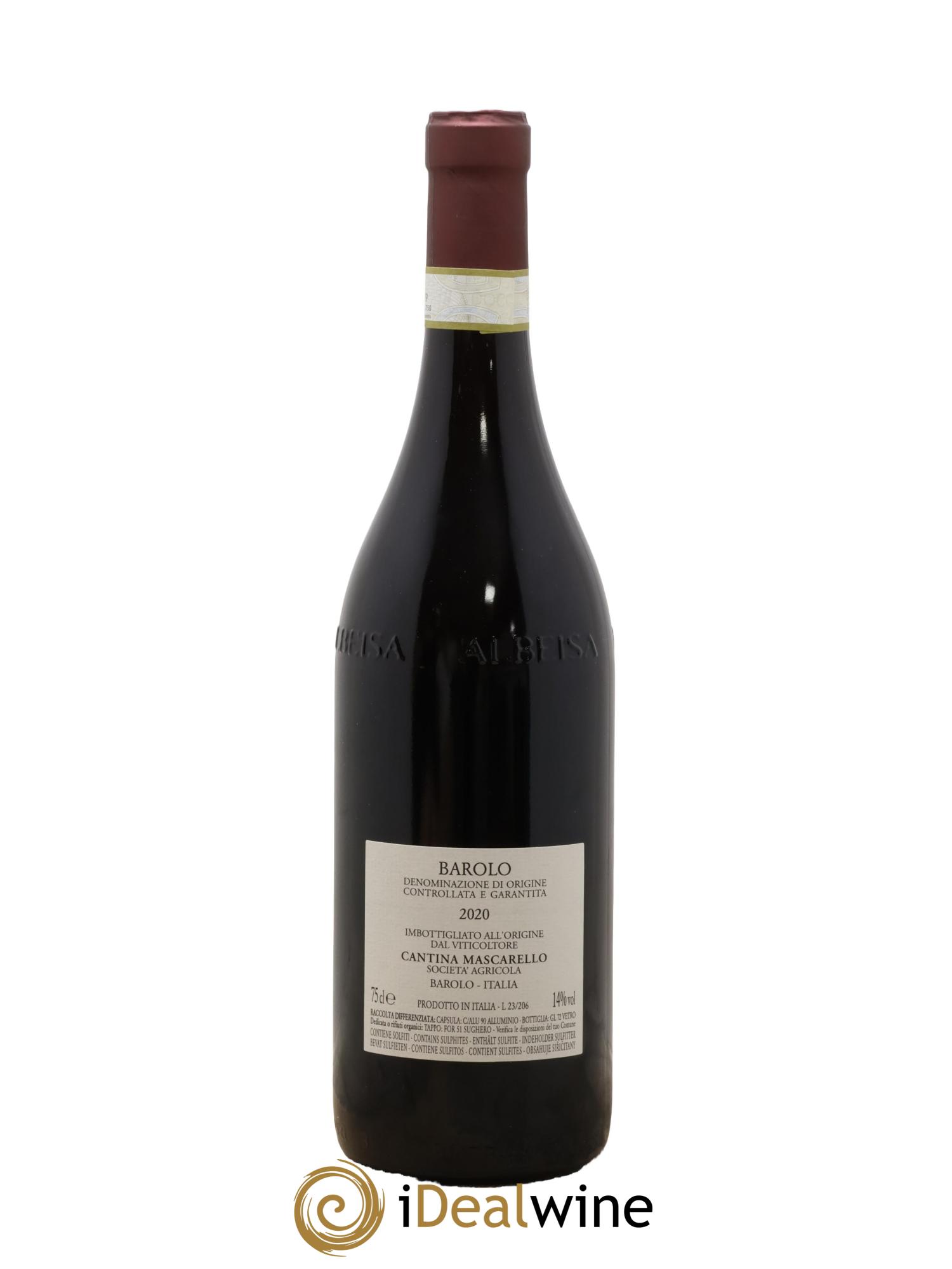 Barolo DOCG Bartolo Mascarello 2020 - Posten von 1 Flasche - 1