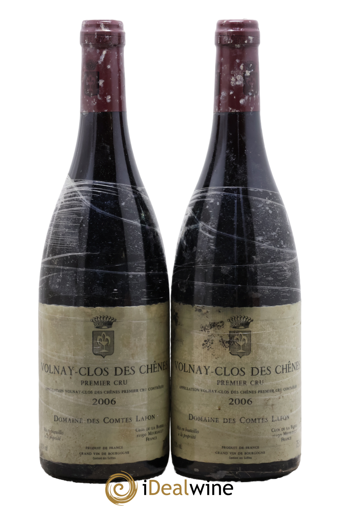 Volnay 1er Cru Clos des Chênes Comtes Lafon (Domaine des) 2006 - Lot of 2 bottles - 0